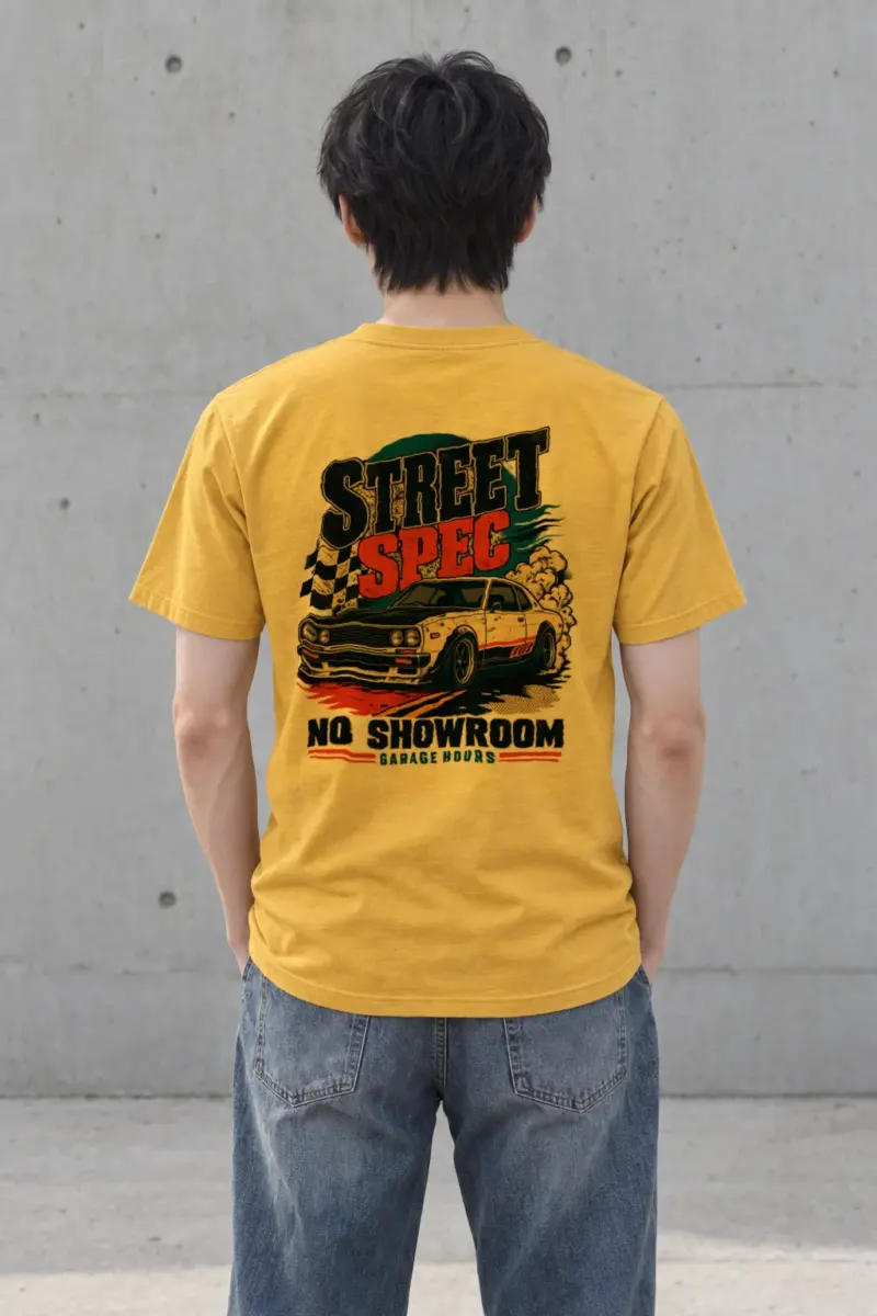 "Street Spec Garage" Heavyweight Unisex Crewneck T-shirt | Gildan 5000