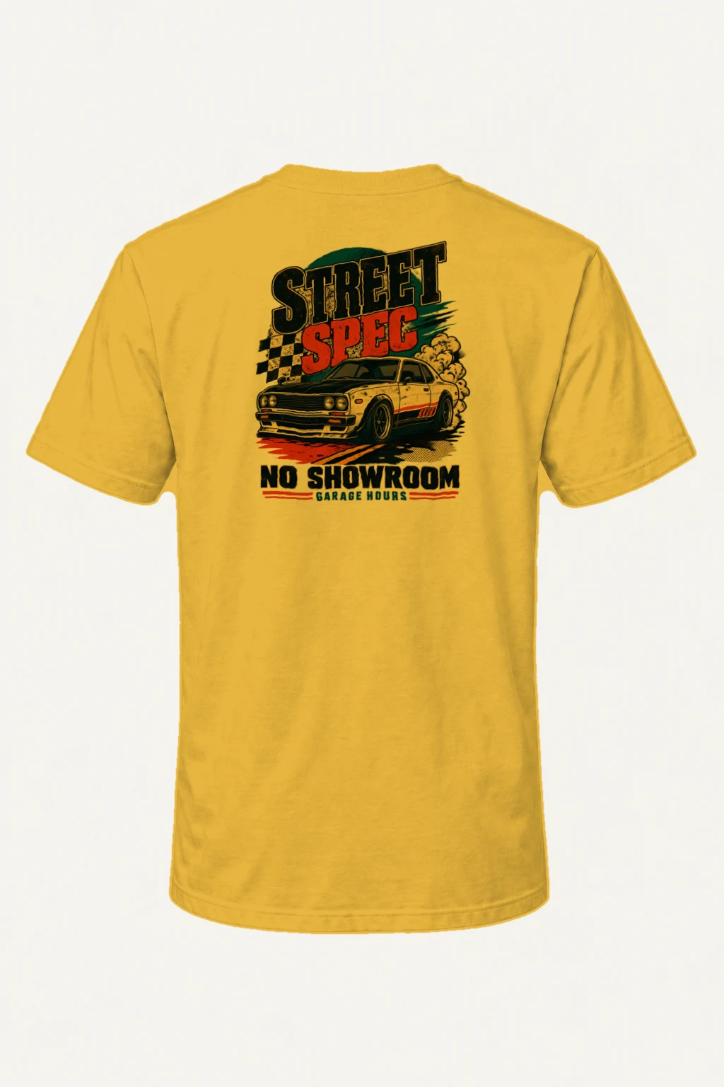 "Street Spec Garage" Heavyweight Unisex Crewneck T-shirt | Gildan 5000