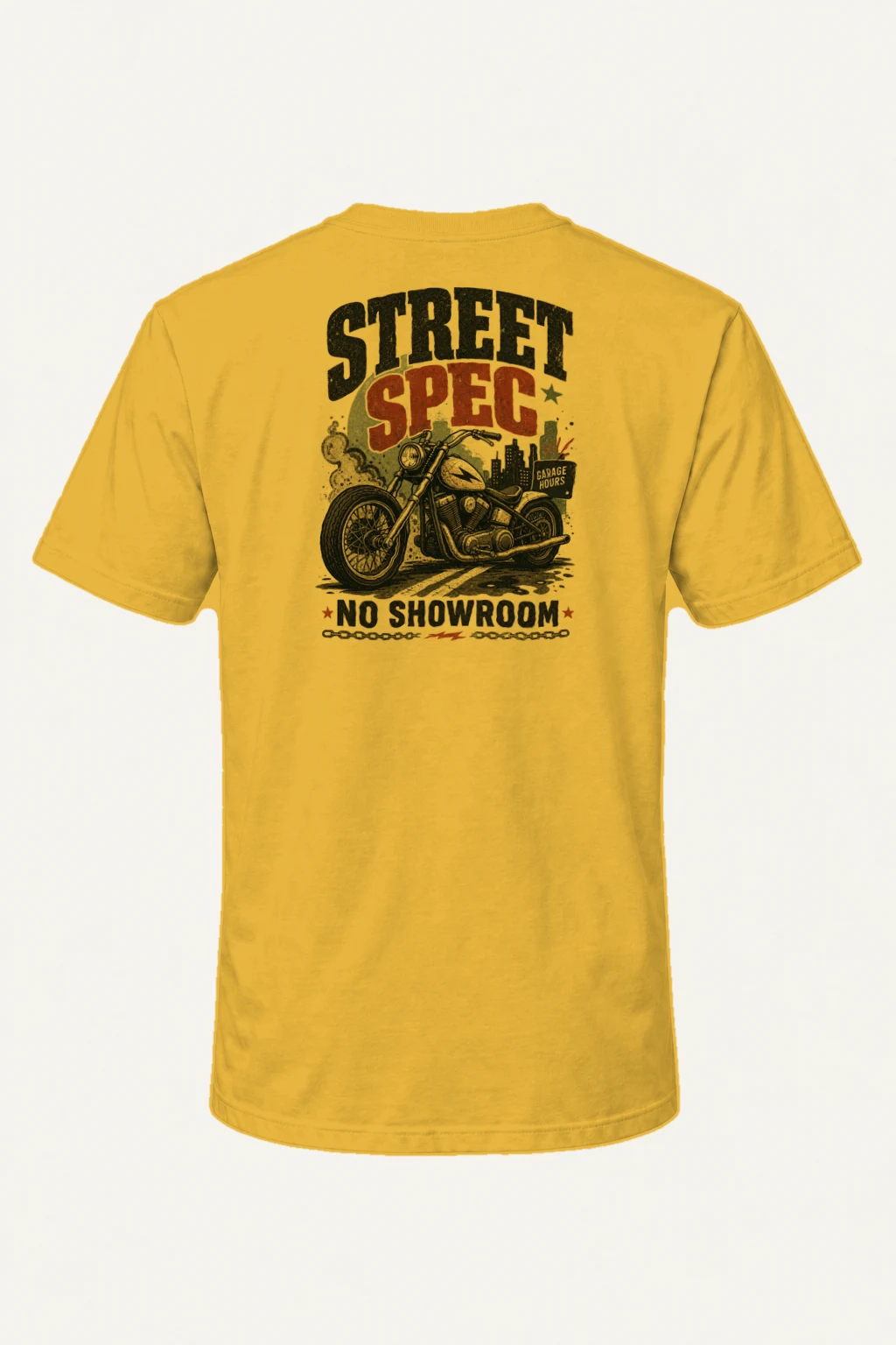 "Street Spec Garage" Heavyweight Unisex Crewneck T-shirt | Gildan 5000