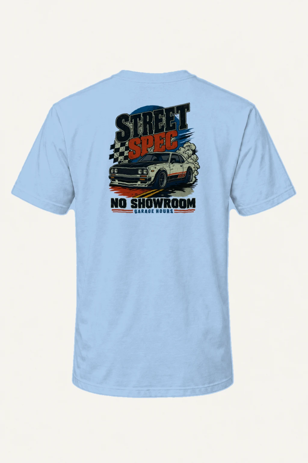 "Street Spec Garage" Heavyweight Unisex Crewneck T-shirt | Gildan 5000