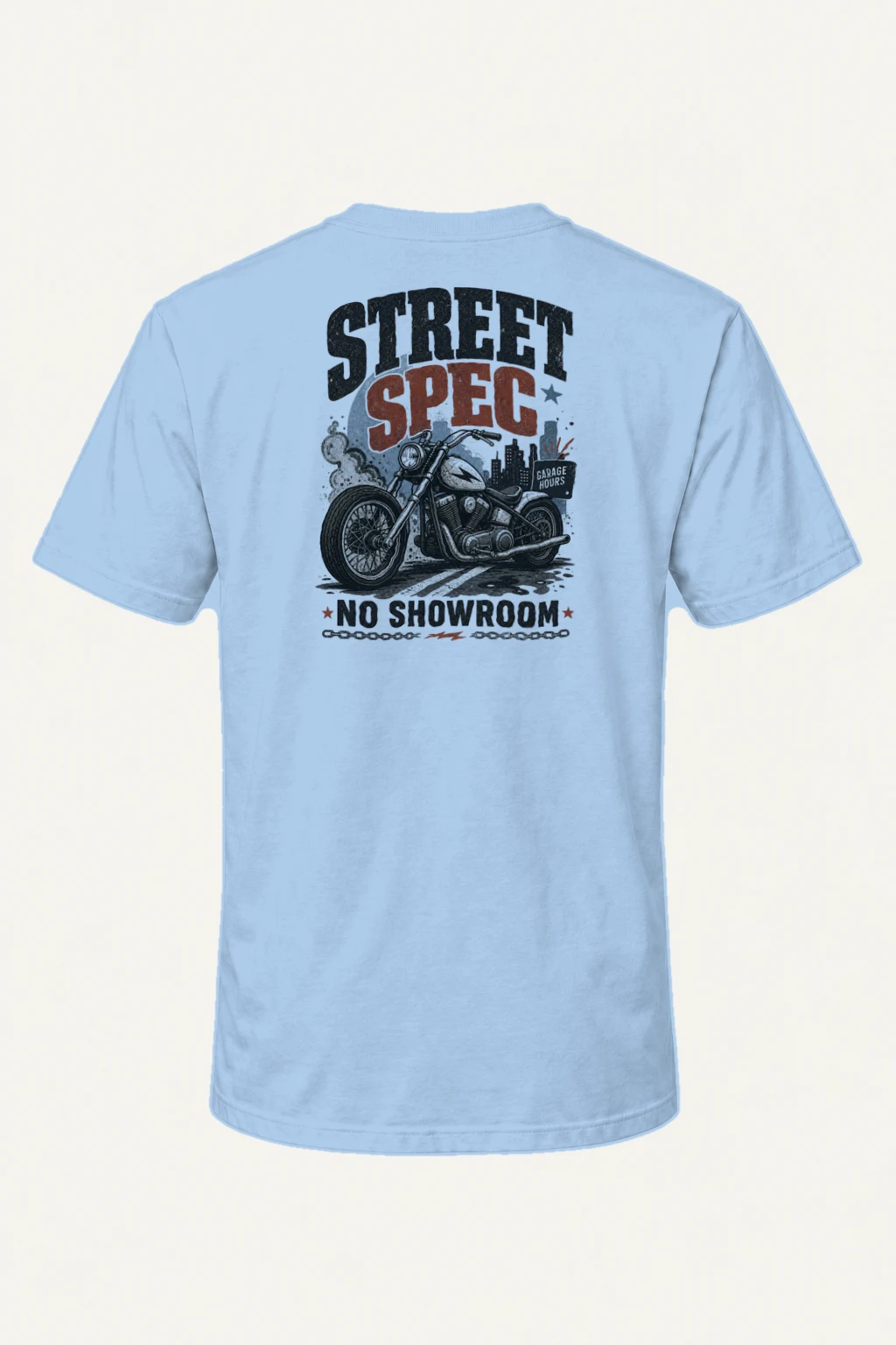 "Street Spec Garage" Heavyweight Unisex Crewneck T-shirt | Gildan 5000