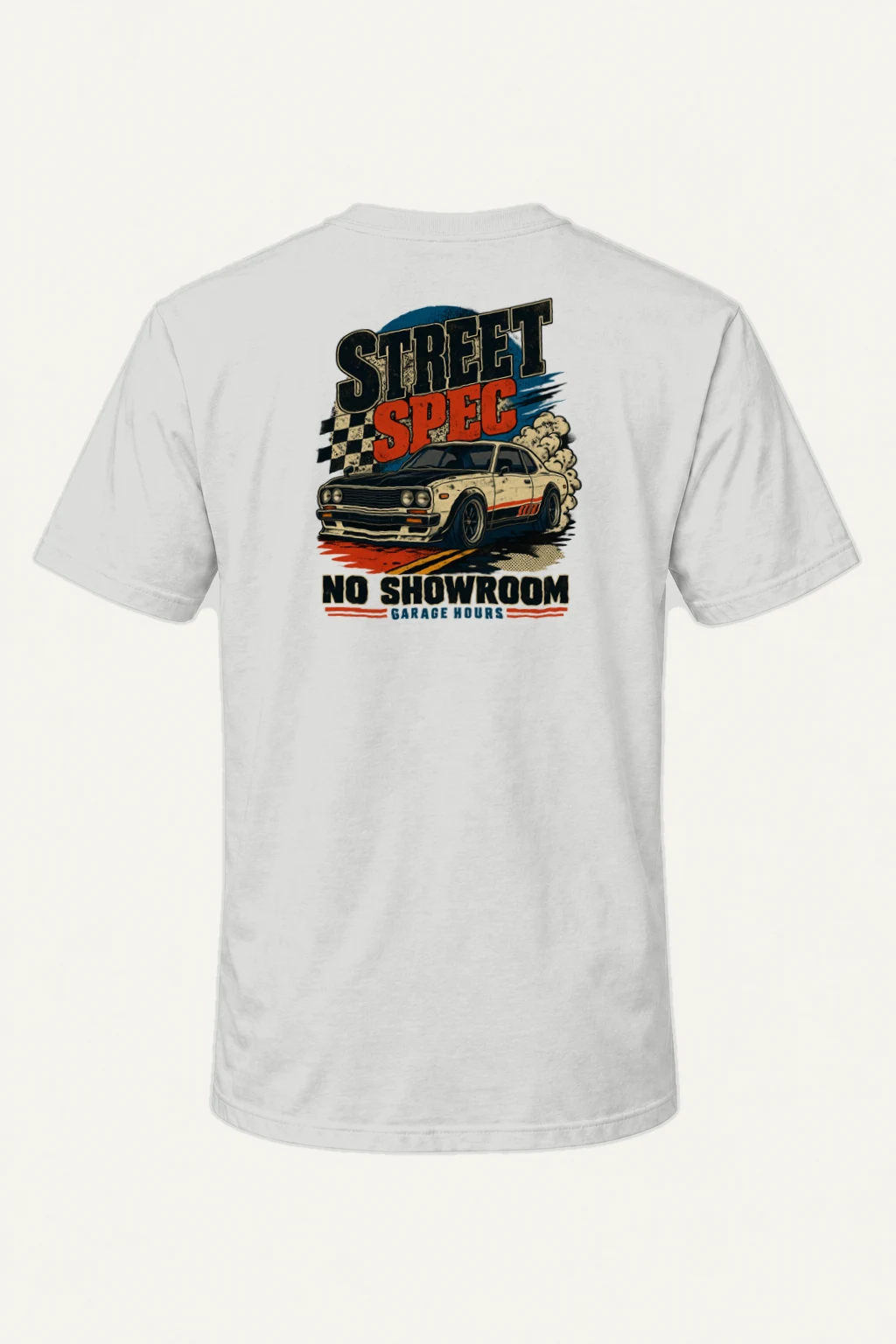 "Street Spec Garage" Heavyweight Unisex Crewneck T-shirt | Gildan 5000