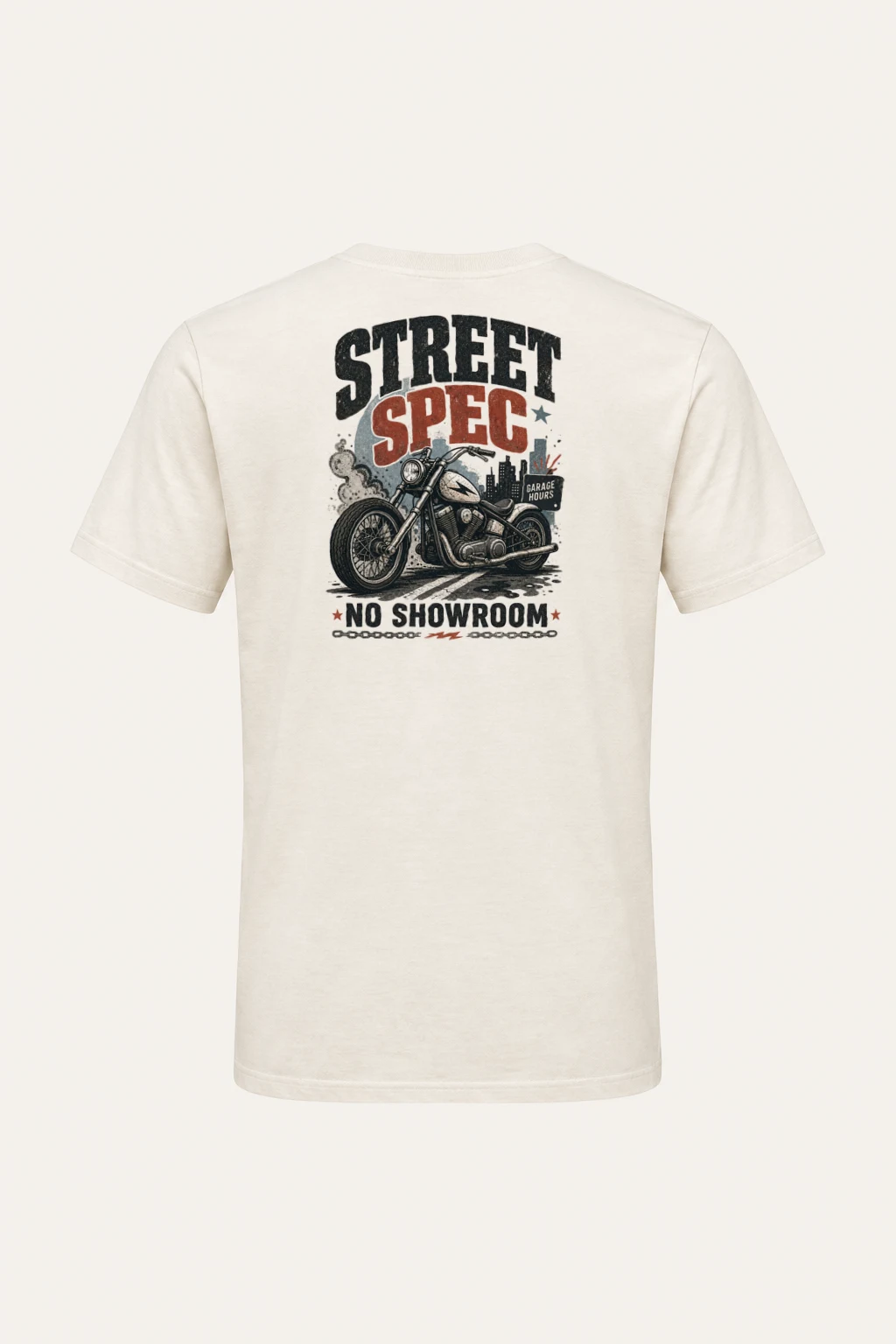 "Street Spec Garage" Heavyweight Unisex Crewneck T-shirt | Gildan 5000