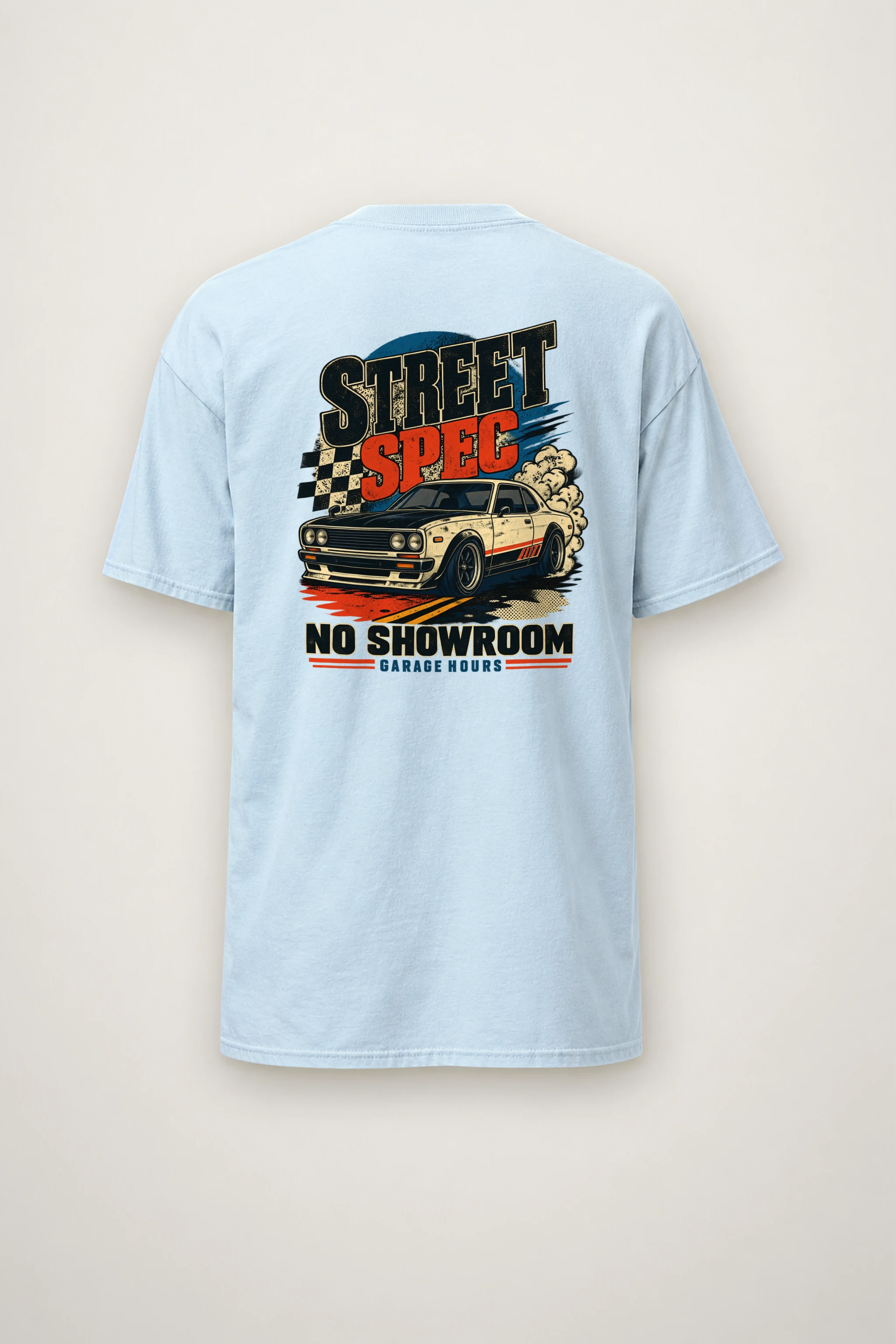"Street Spec Garage" Heavyweight Unisex Crewneck T-shirt