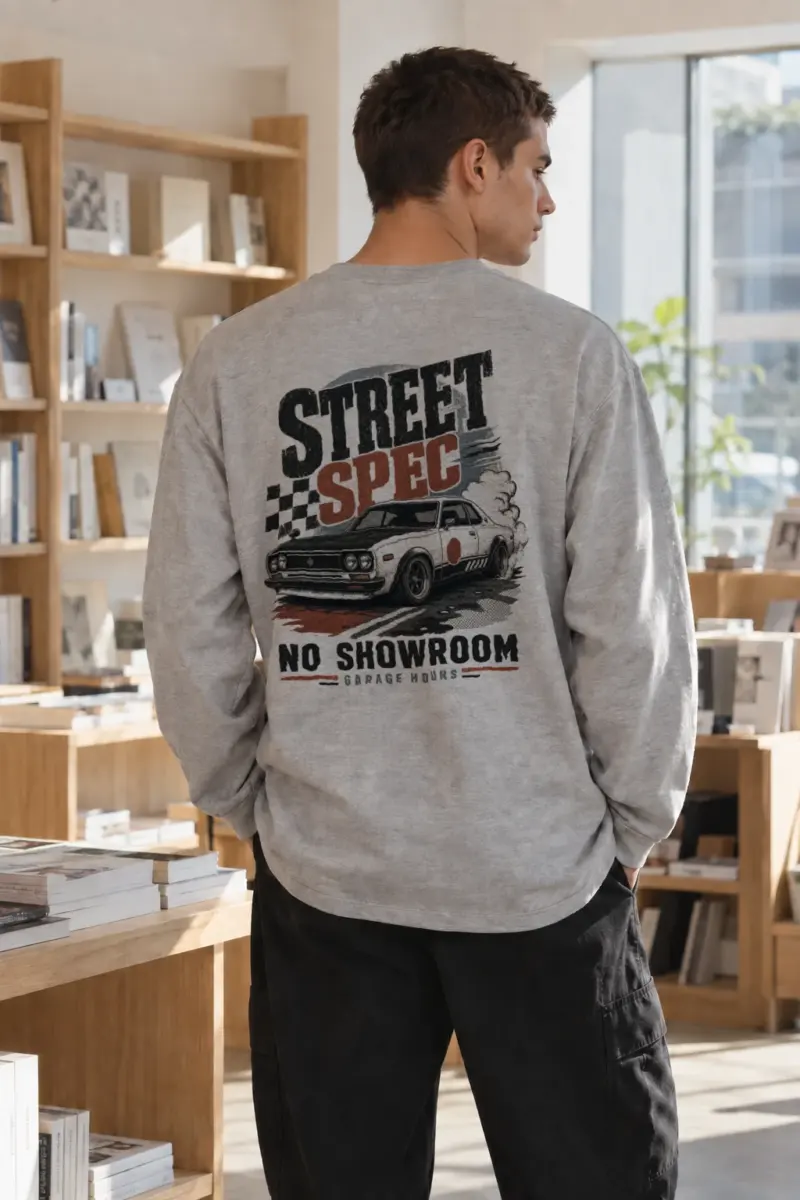 "Street Spec Garage" Unisex Longsleeve T-shirt | Gildan 2400