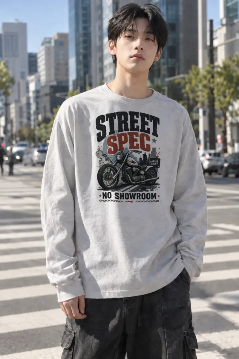 “Street Spec Garage” Unisex Longsleeve T-shirt | Gildan 2400