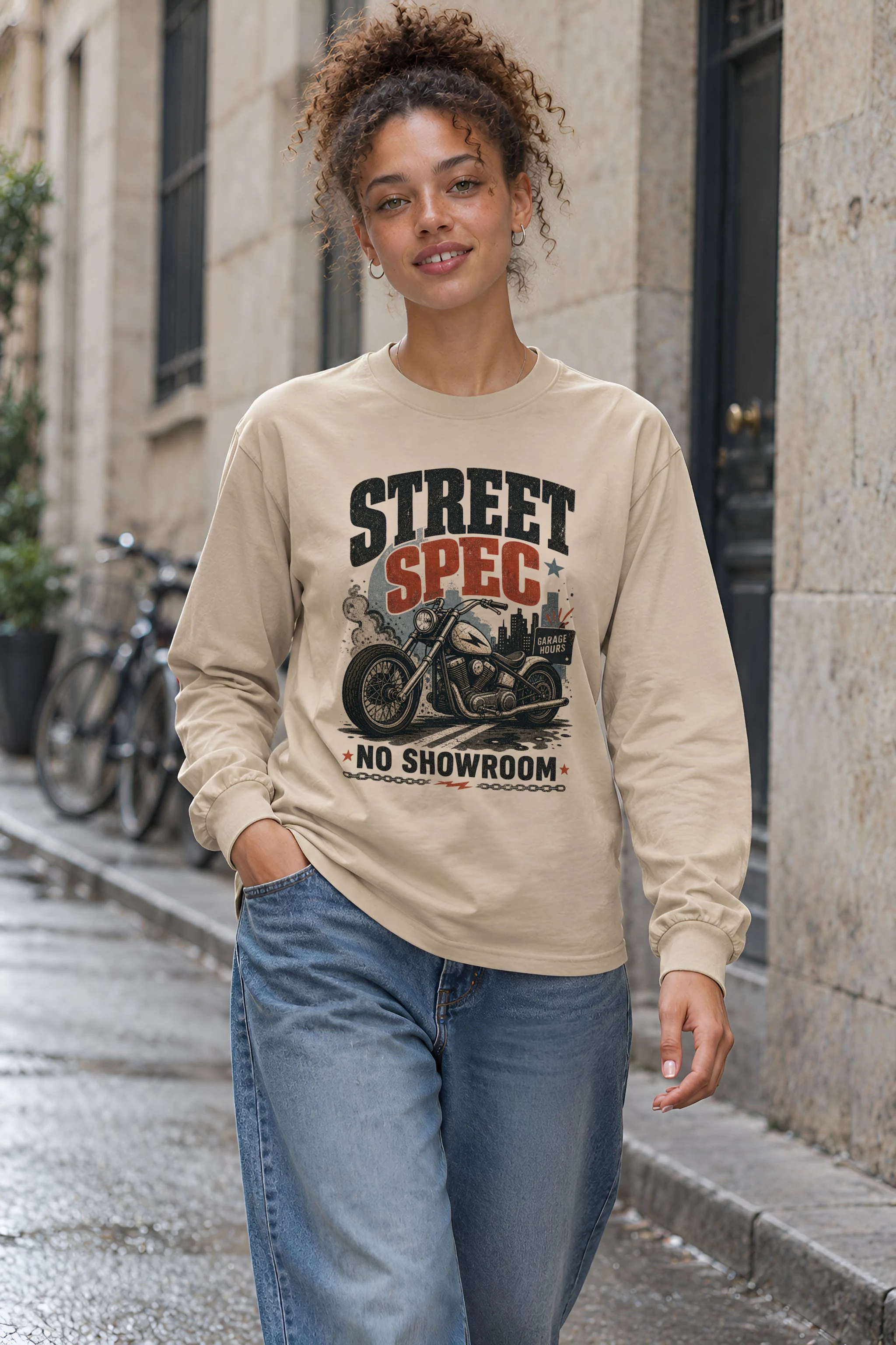 "Street Spec Garage" Unisex Longsleeve T-shirt