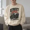 "Street Spec Garage" Unisex Sponge Fleece Crewneck Sweatshirt | Bella + Canvas 3901