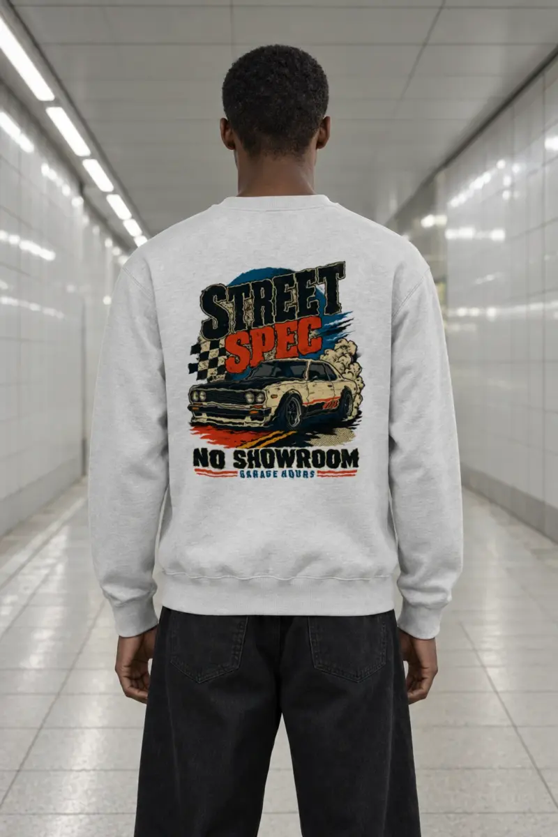 "Street Spec" Heavy Blend Unisex Crewneck Sweatshirt | Gildan 18000