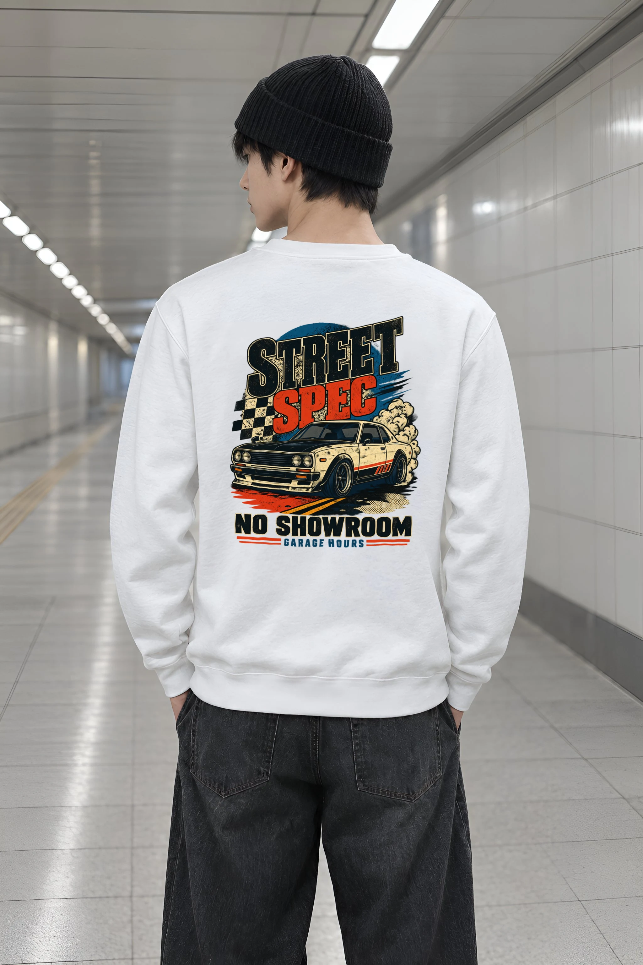 "Street Spec" Heavy Blend Unisex Crewneck Sweatshirt