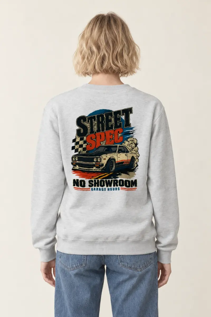 "Street Spec" Heavy Blend Unisex Crewneck Sweatshirt | Gildan 18000