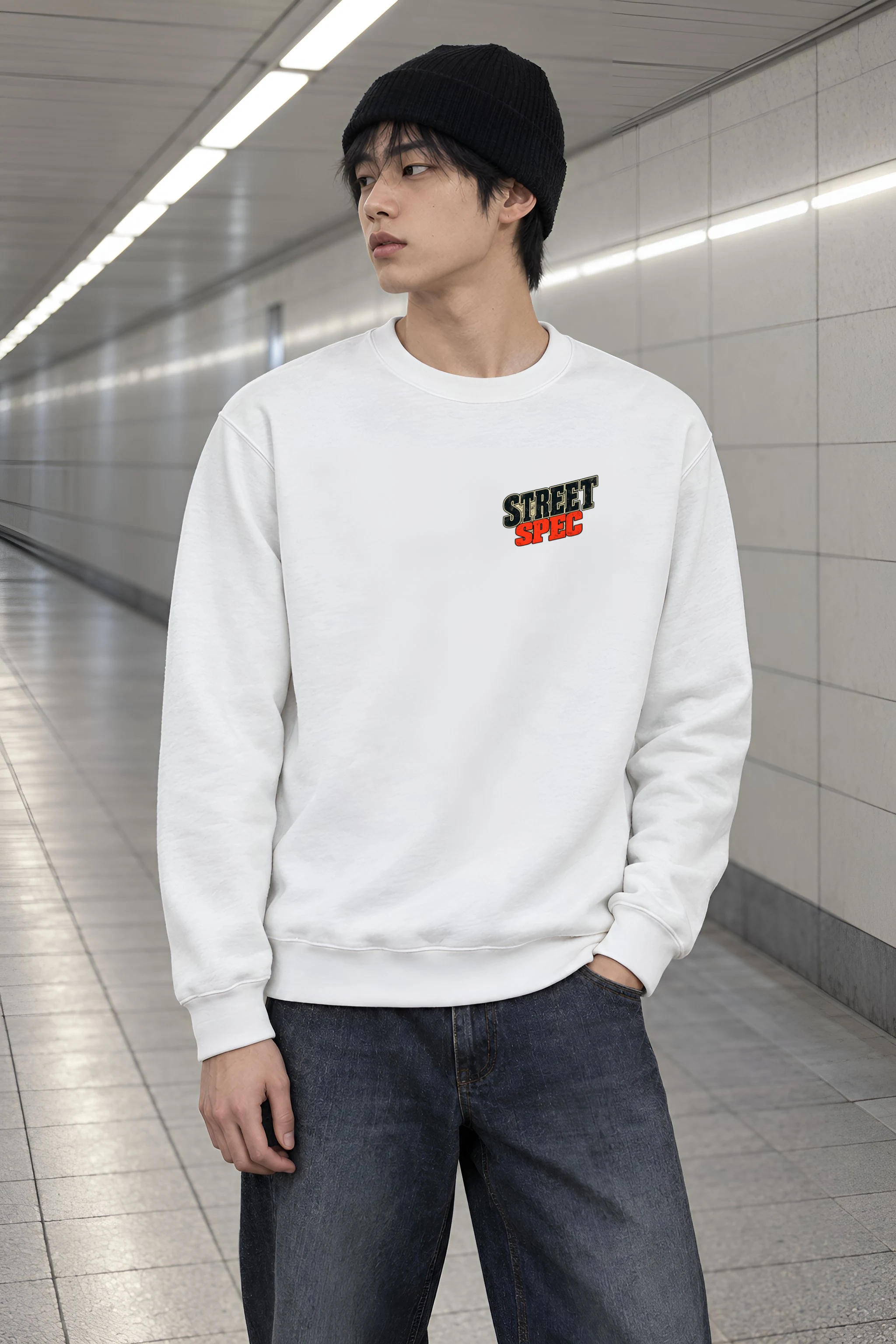 "Street Spec" Heavy Blend Unisex Crewneck Sweatshirt