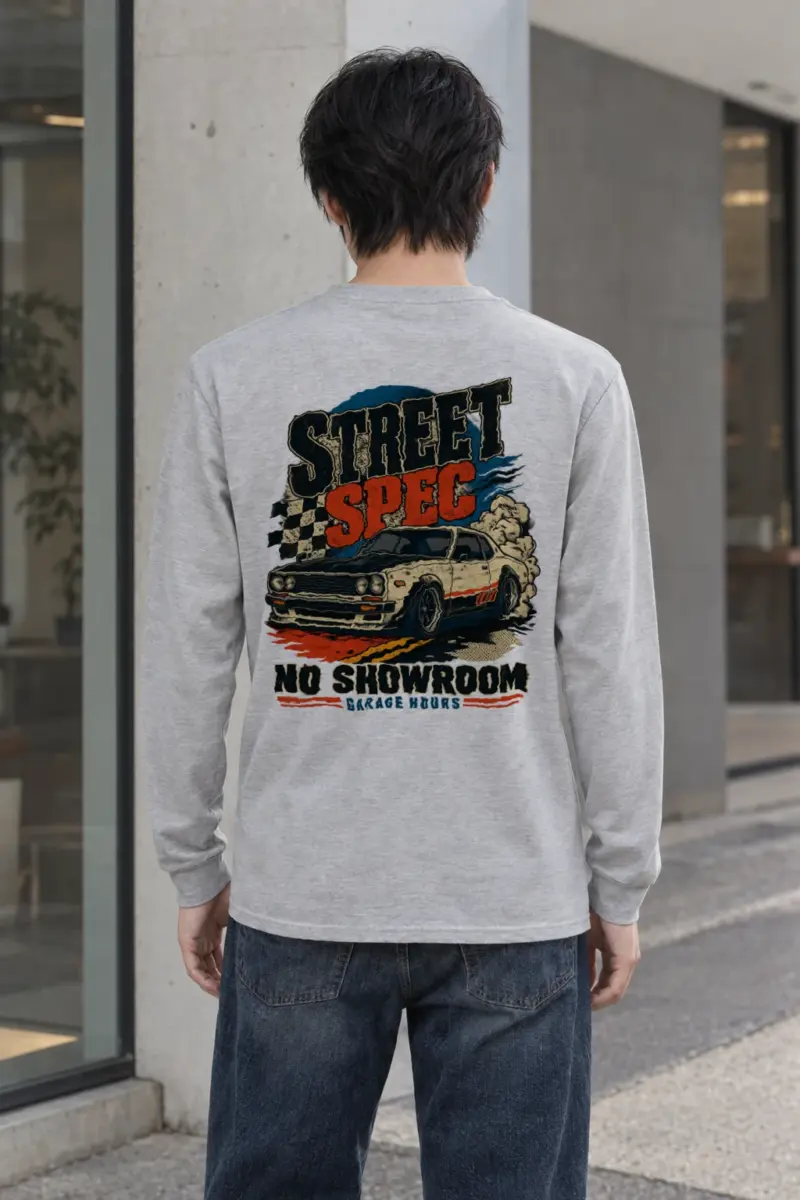 "Street Spec" Unisex Longsleeve T-shirt | Gildan 2400