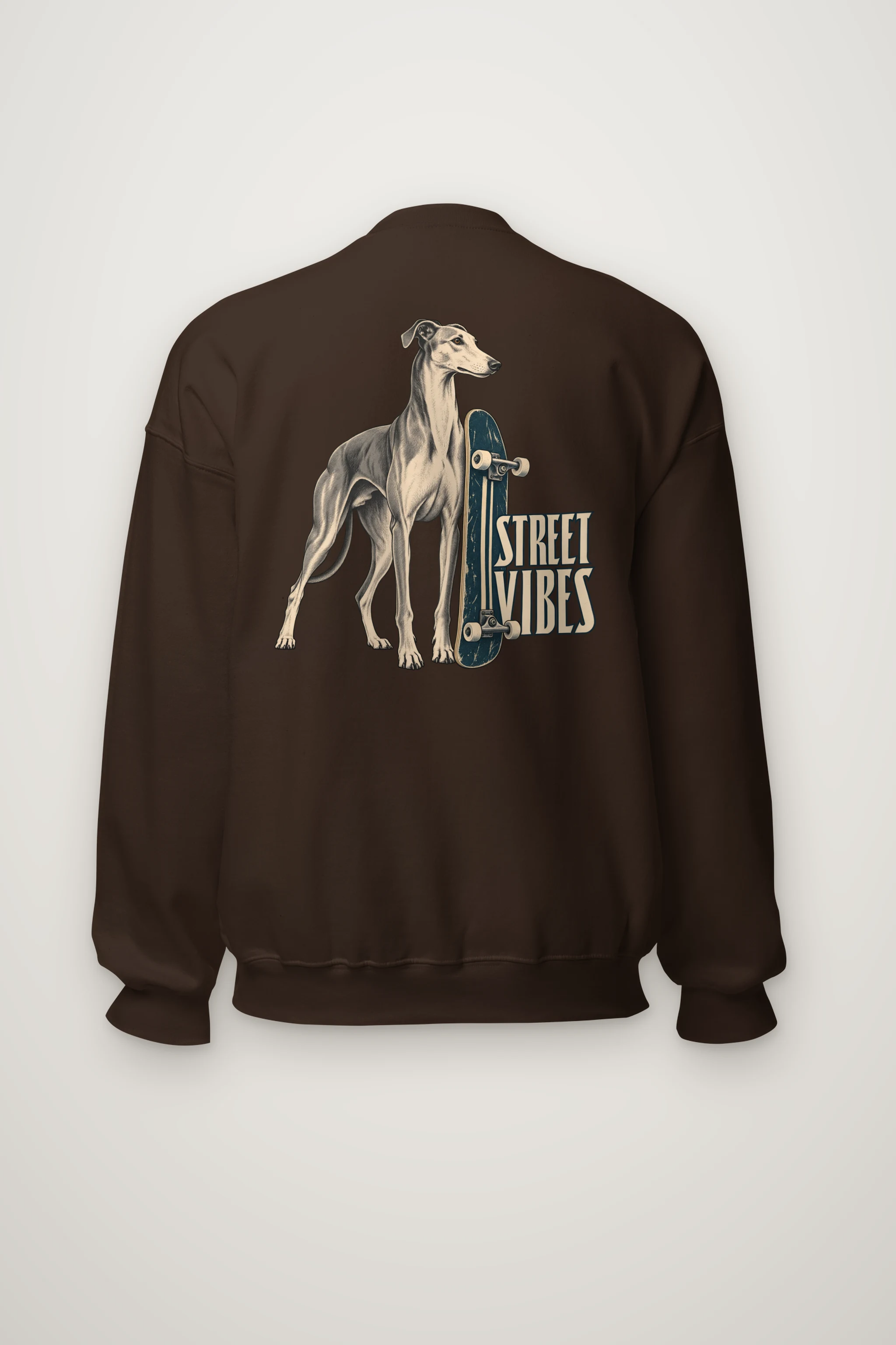 "Street Vibes Greyhound" Heavy Blend Unisex Crewneck Sweatshirt