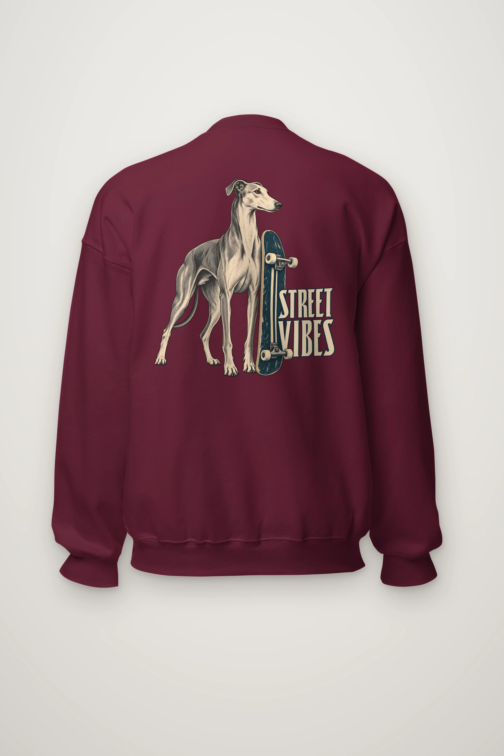 "Street Vibes Greyhound" Heavy Blend Unisex Crewneck Sweatshirt