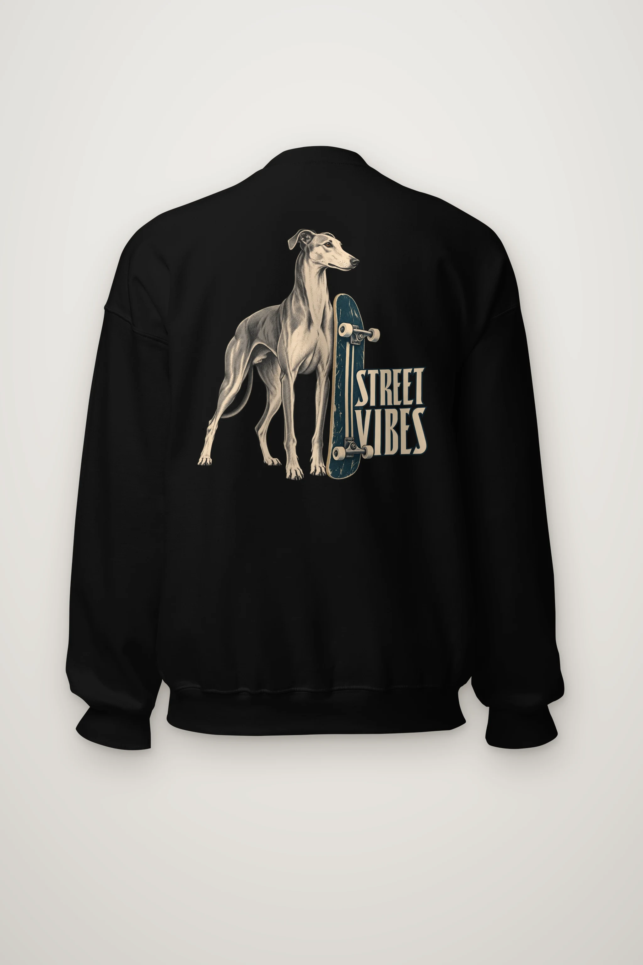 "Street Vibes Greyhound" Heavy Blend Unisex Crewneck Sweatshirt