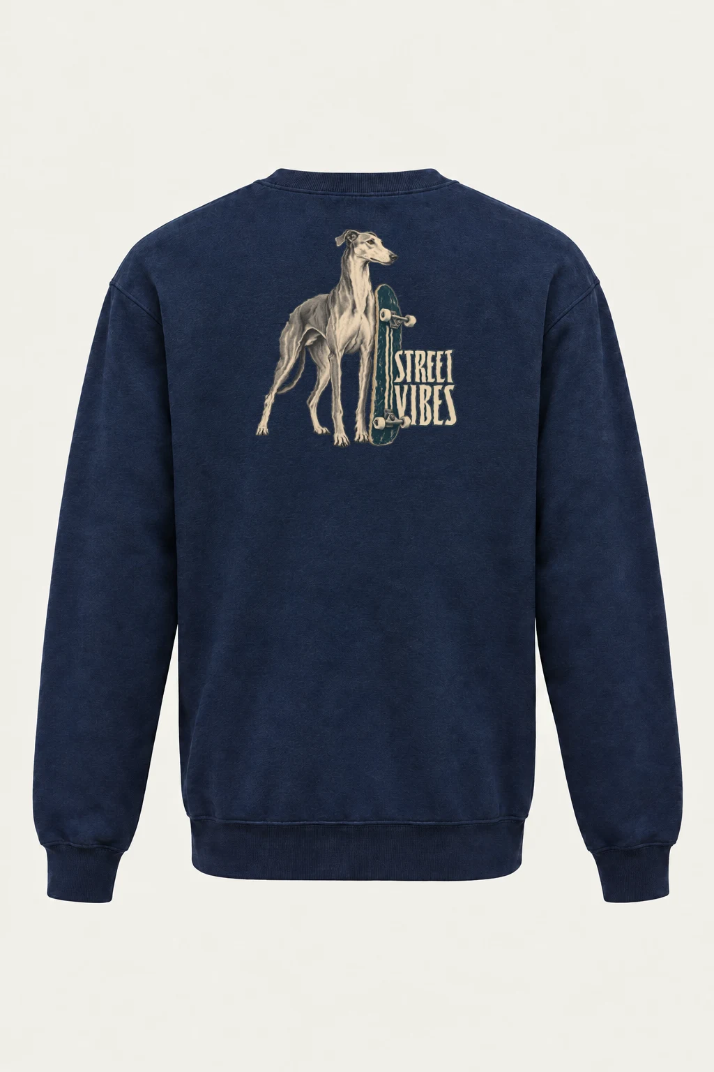 "Street Vibes Greyhound" Heavy Blend Unisex Crewneck Sweatshirt | Gildan 18000