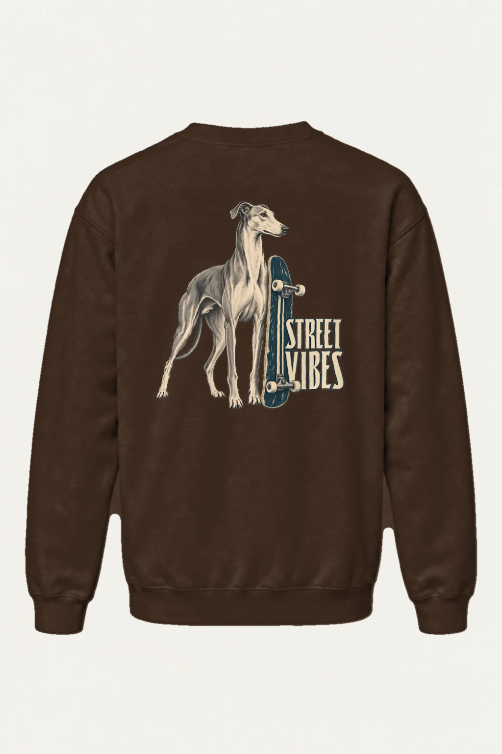 "Street Vibes Greyhound" Heavy Blend Unisex Crewneck Sweatshirt | Gildan 18000