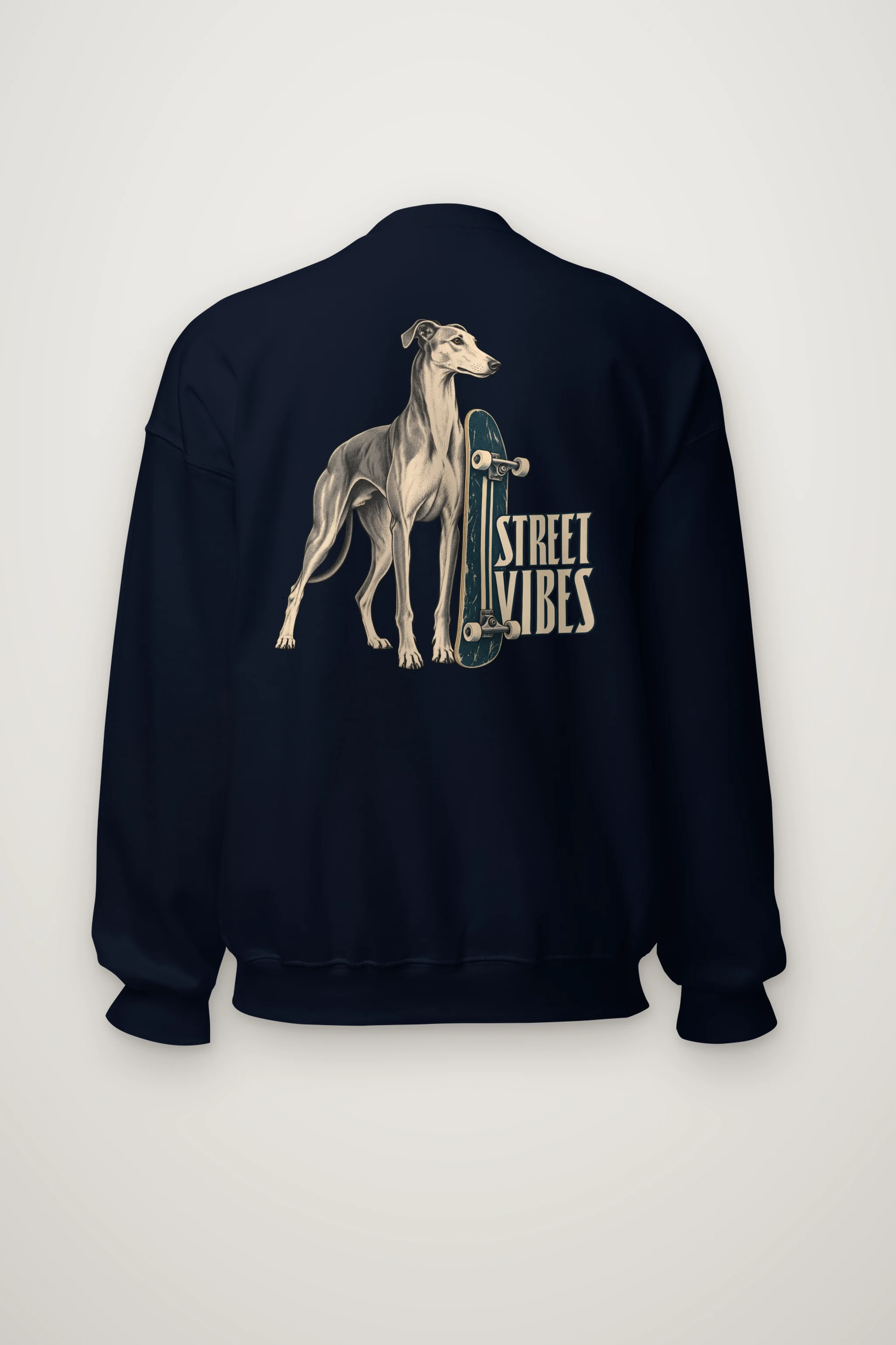 "Street Vibes Greyhound" Heavy Blend Unisex Crewneck Sweatshirt