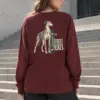 "Street Vibes Greyhound" Unisex Longsleeve T-shirt | Gildan 2400