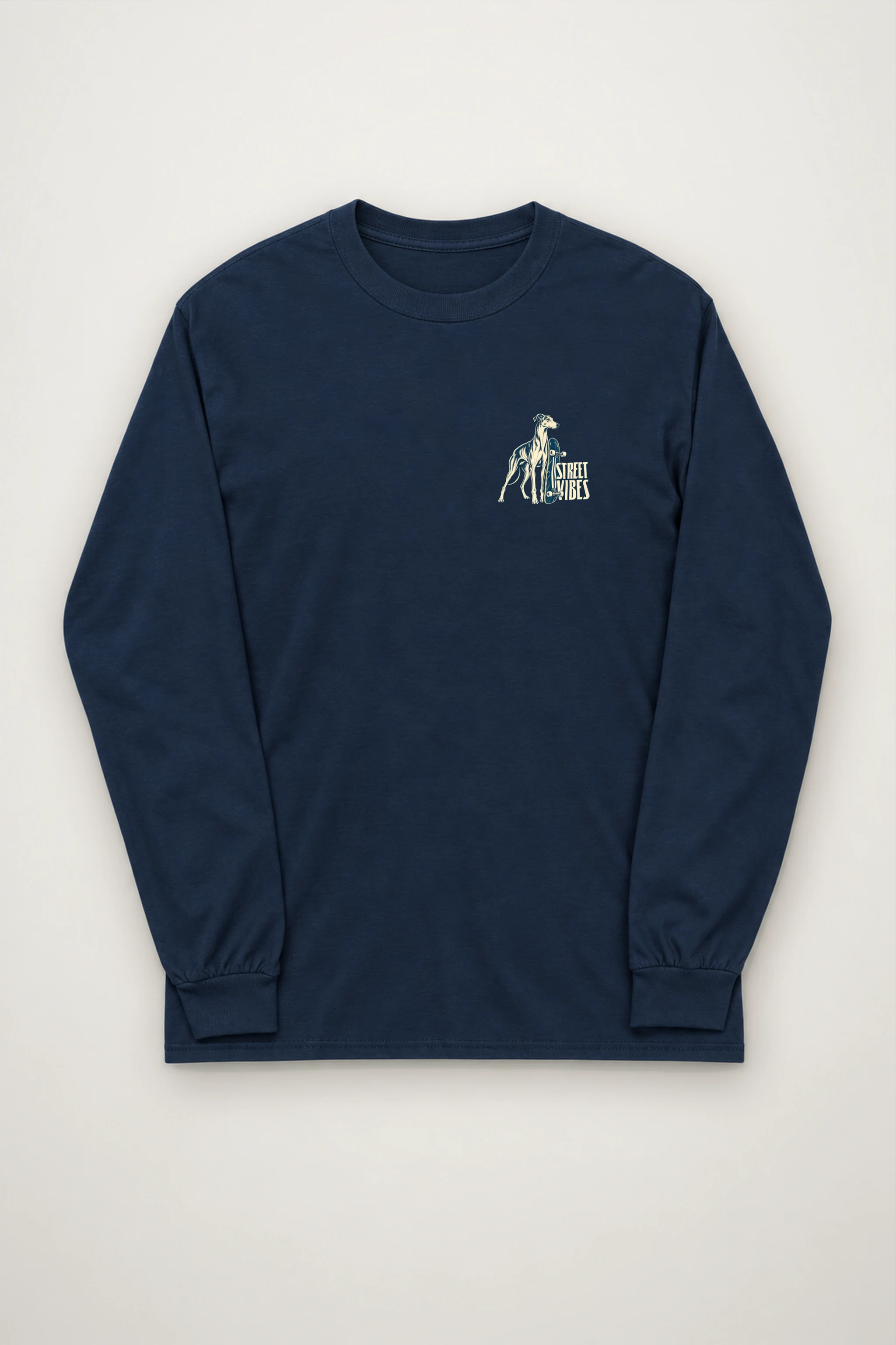 "Street Vibes Greyhound" Unisex Longsleeve T-shirt
