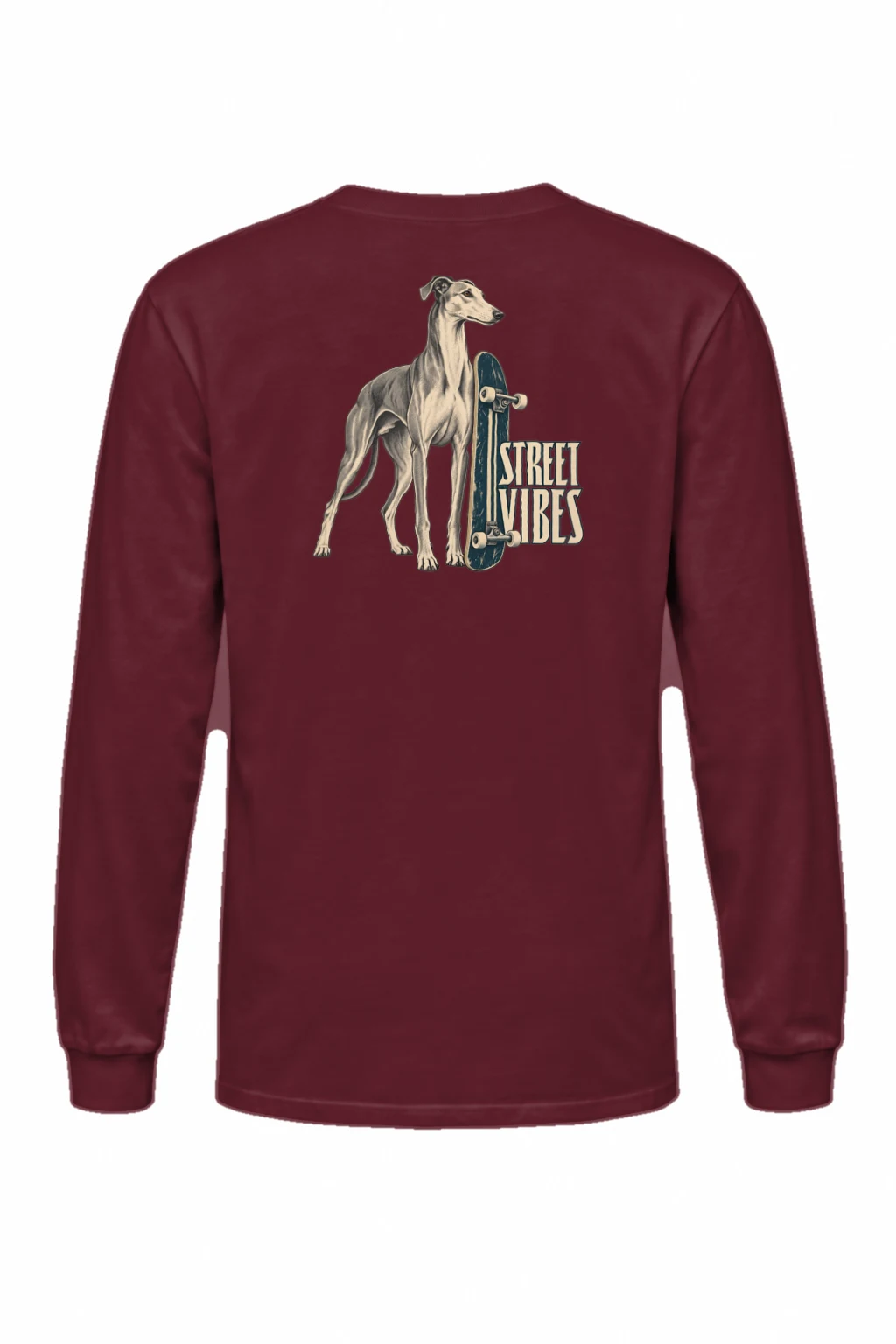 "Street Vibes Greyhound" Unisex Longsleeve T-shirt | Gildan 2400
