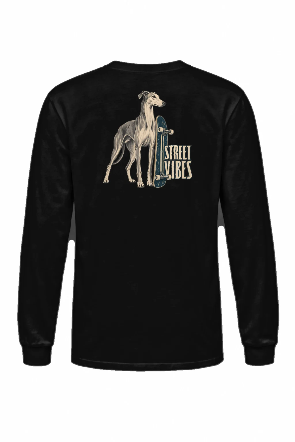 "Street Vibes Greyhound" Unisex Longsleeve T-shirt | Gildan 2400