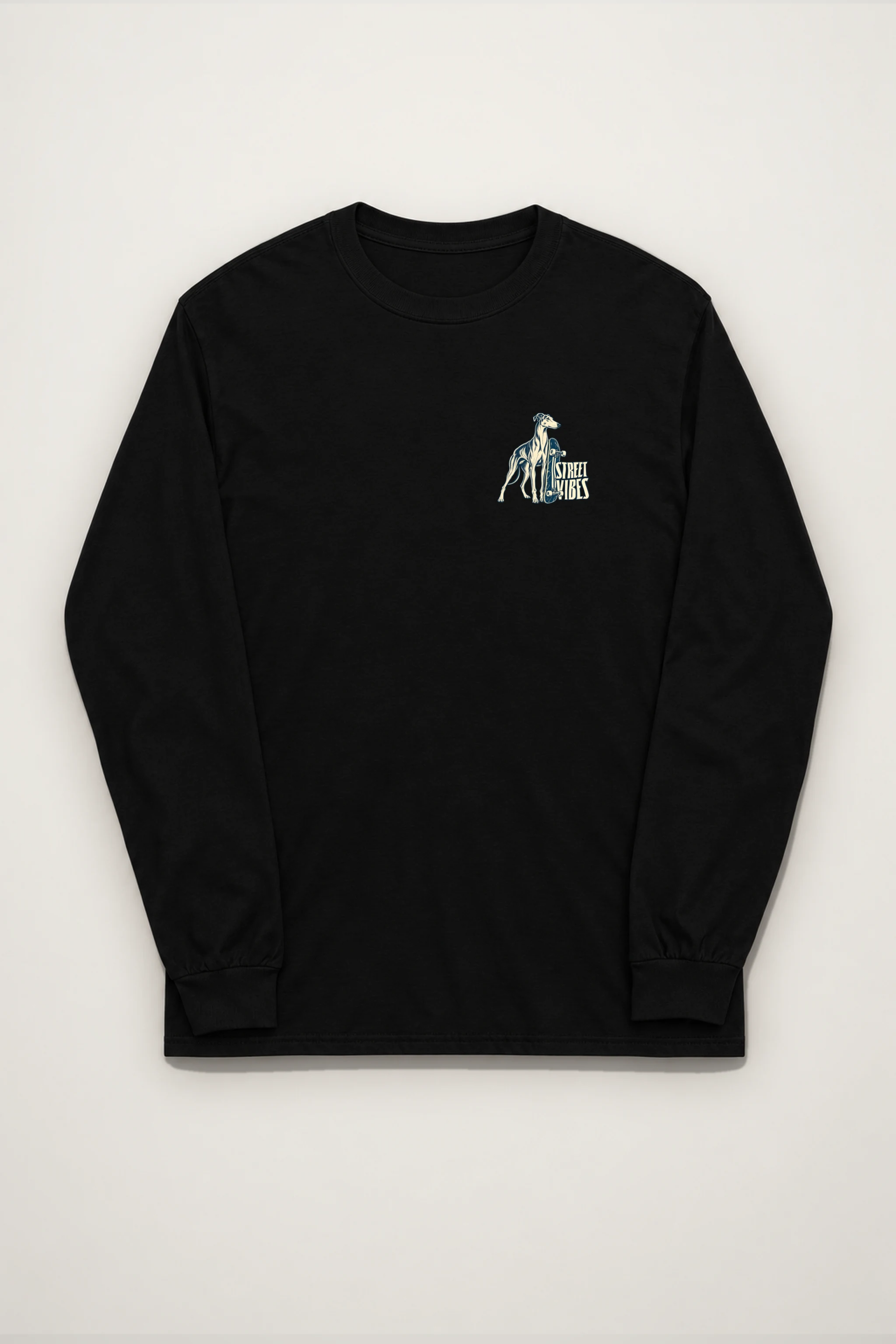 "Street Vibes Greyhound" Unisex Longsleeve T-shirt