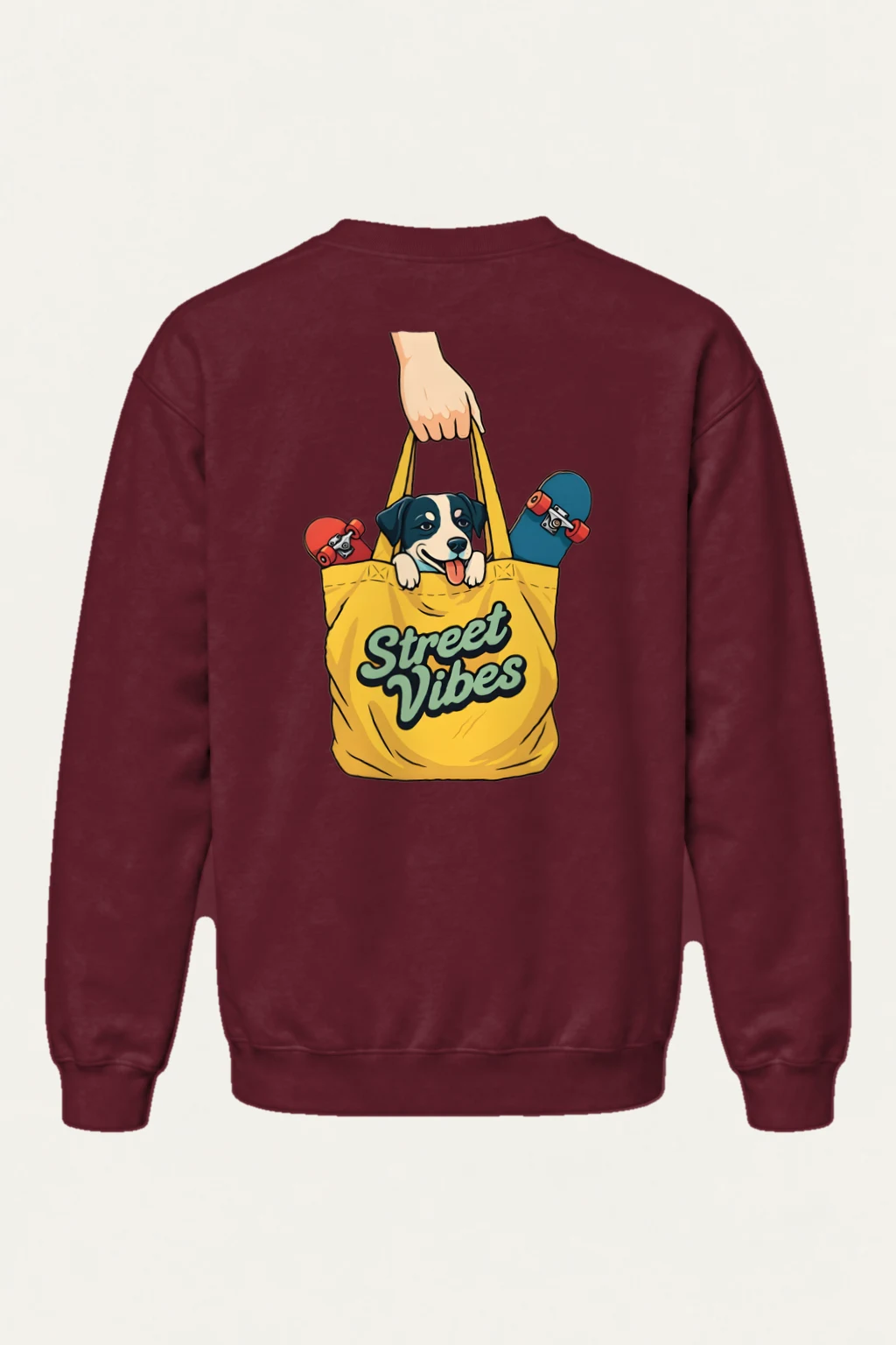 "Street Vibes" Heavy Blend Unisex Crewneck Sweatshirt | Gildan 18000