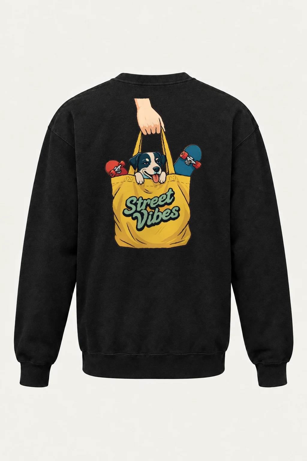 "Street Vibes" Heavy Blend Unisex Crewneck Sweatshirt | Gildan 18000