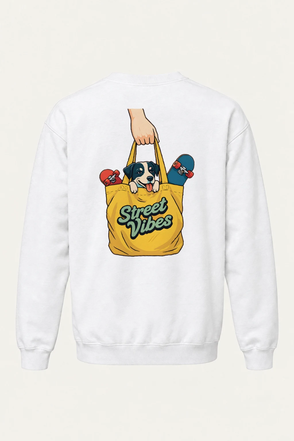 "Street Vibes" Heavy Blend Unisex Crewneck Sweatshirt | Gildan 18000