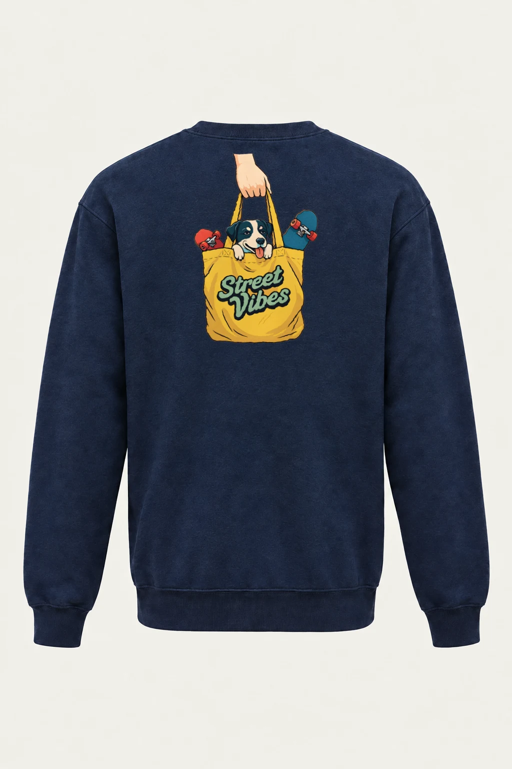 "Street Vibes" Heavy Blend Unisex Crewneck Sweatshirt | Gildan 18000