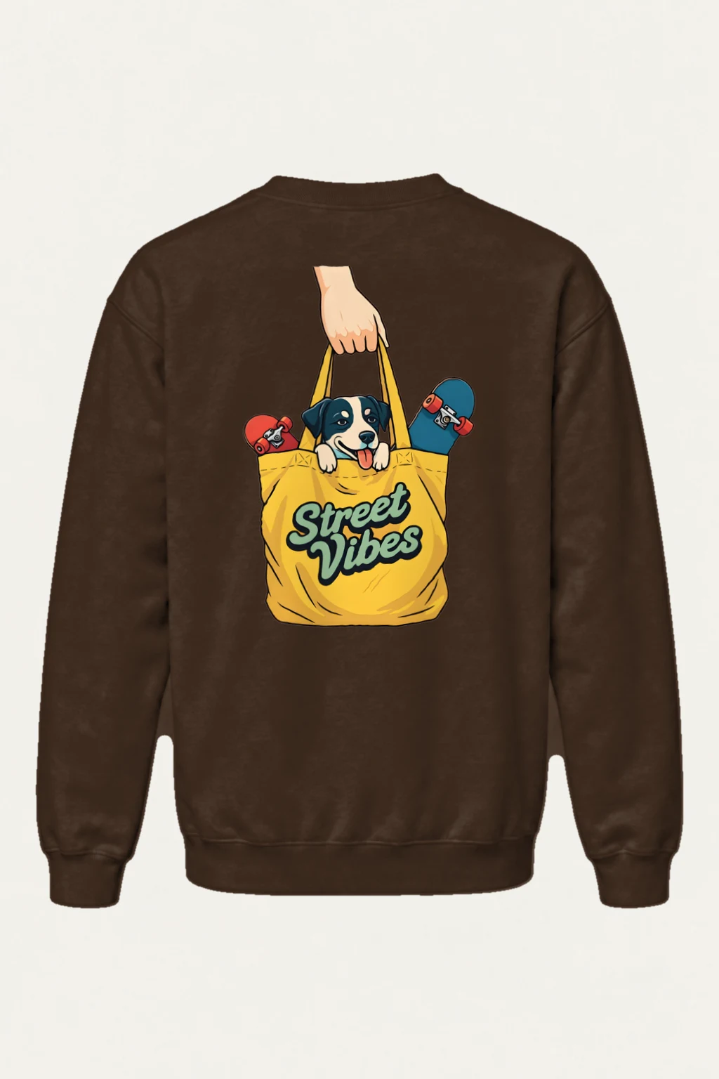 "Street Vibes" Heavy Blend Unisex Crewneck Sweatshirt | Gildan 18000