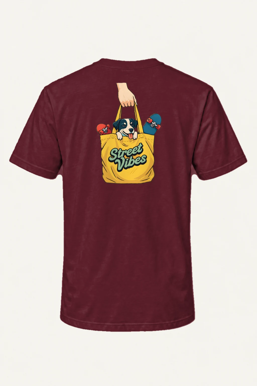 "Street Vibes" Heavyweight Unisex Crewneck T-shirt | Gildan 5000