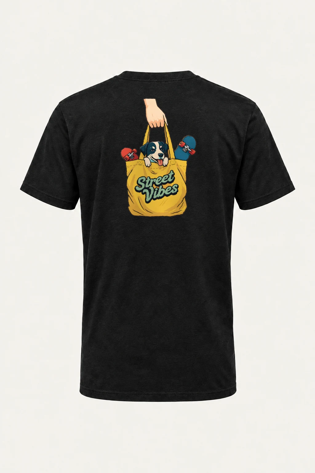 "Street Vibes" Heavyweight Unisex Crewneck T-shirt | Gildan 5000