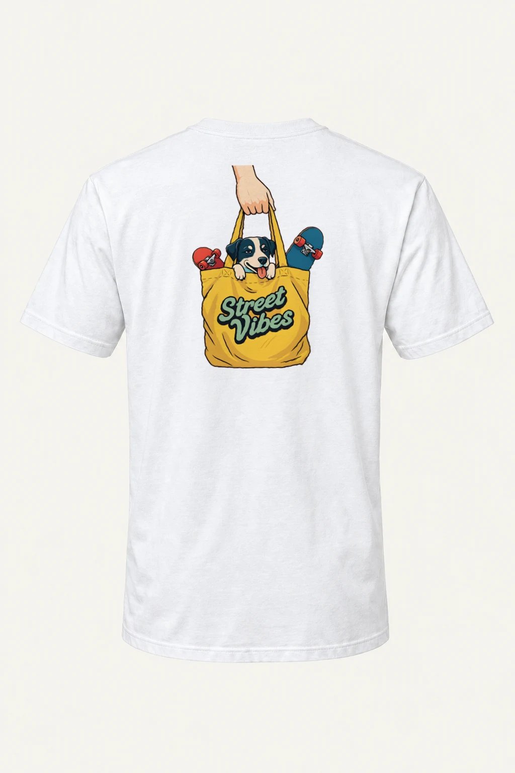 "Street Vibes" Heavyweight Unisex Crewneck T-shirt | Gildan 5000