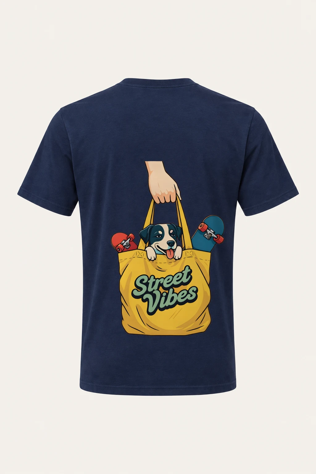 "Street Vibes" Heavyweight Unisex Crewneck T-shirt | Gildan 5000