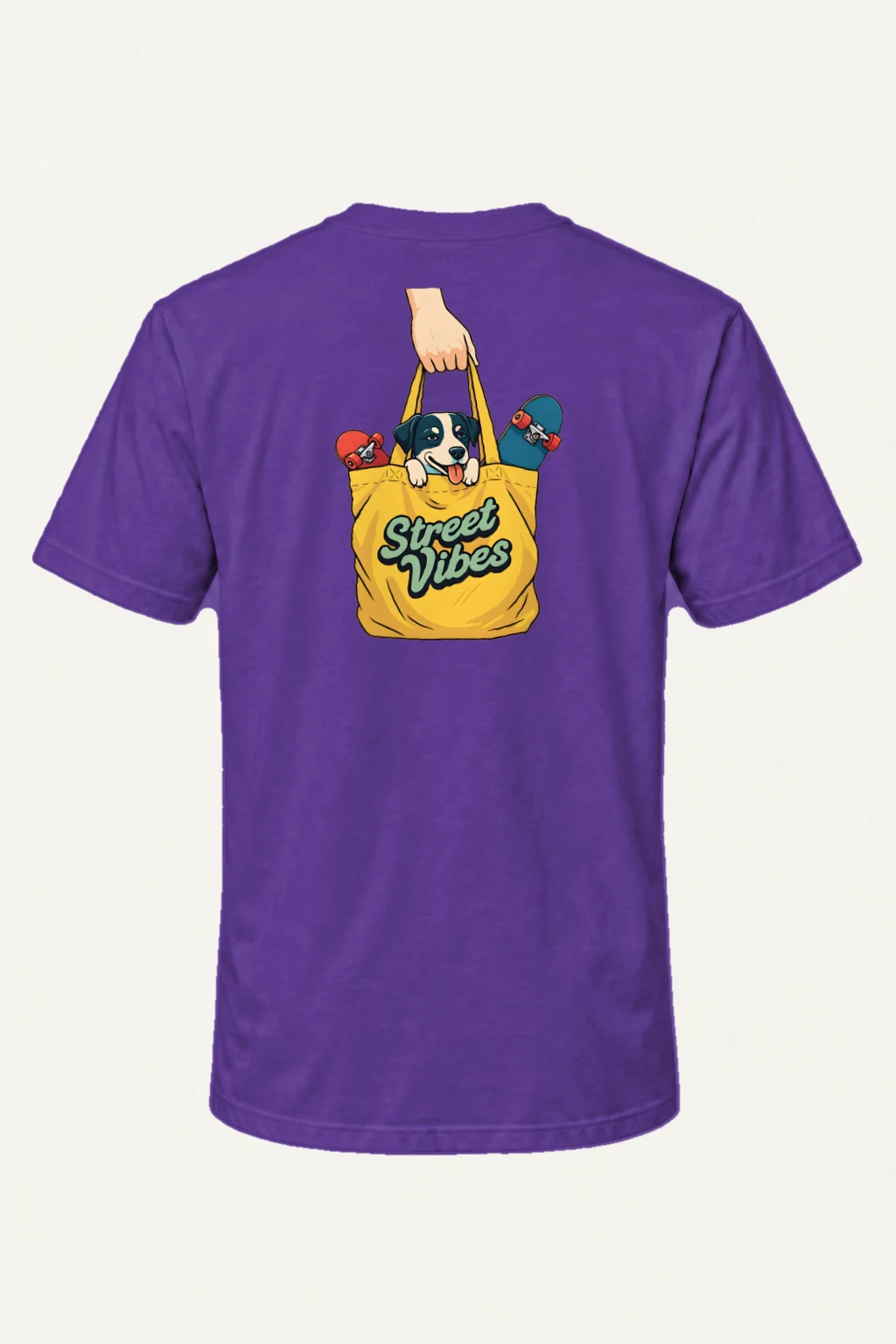 "Street Vibes" Heavyweight Unisex Crewneck T-shirt | Gildan 5000