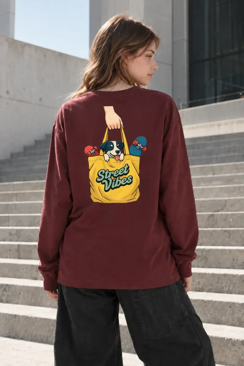 "Street Vibes" Unisex Longsleeve T-shirt | Gildan 2400