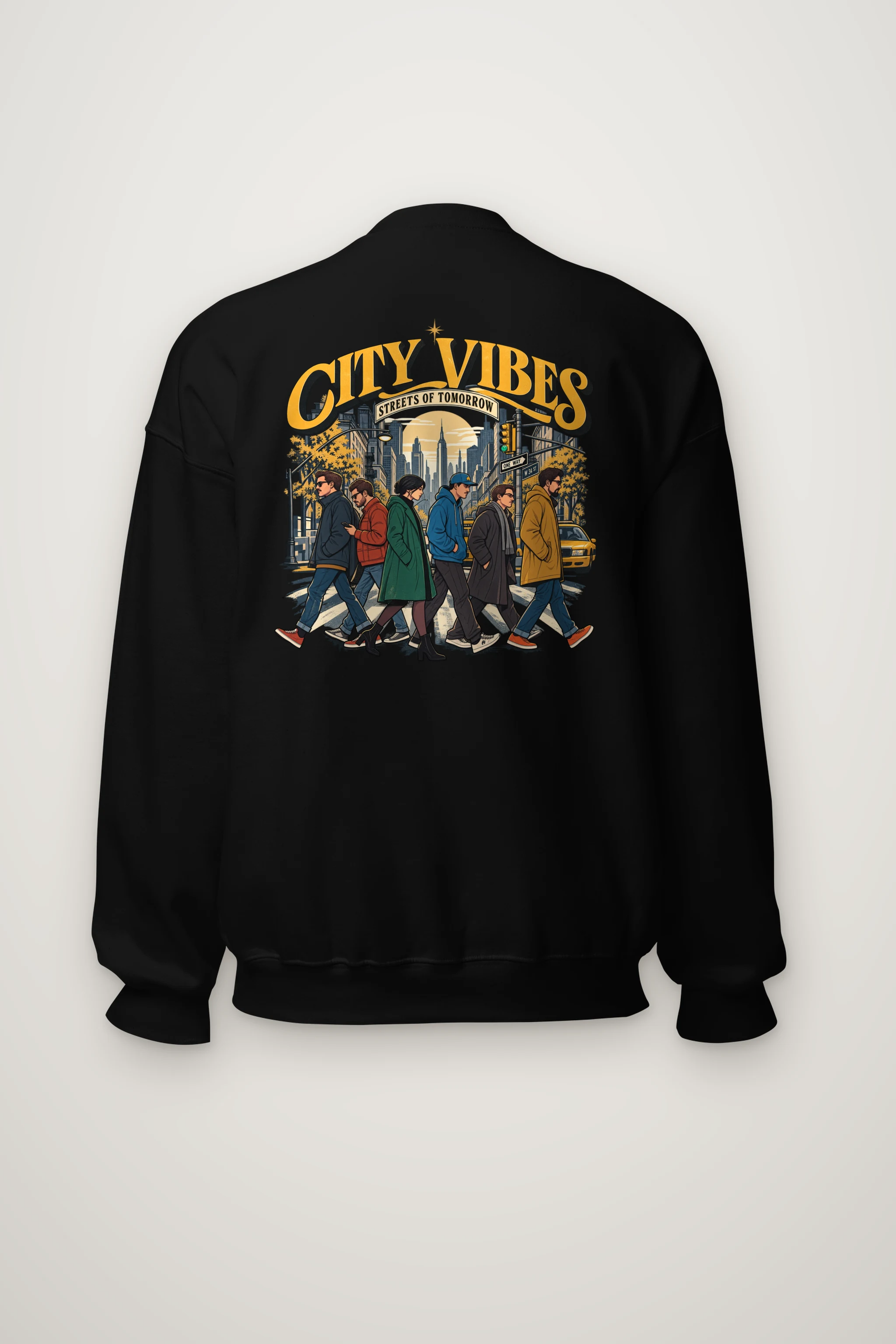 "Streets Of Tomorrow" Heavy Blend Unisex Crewneck Sweatshirt