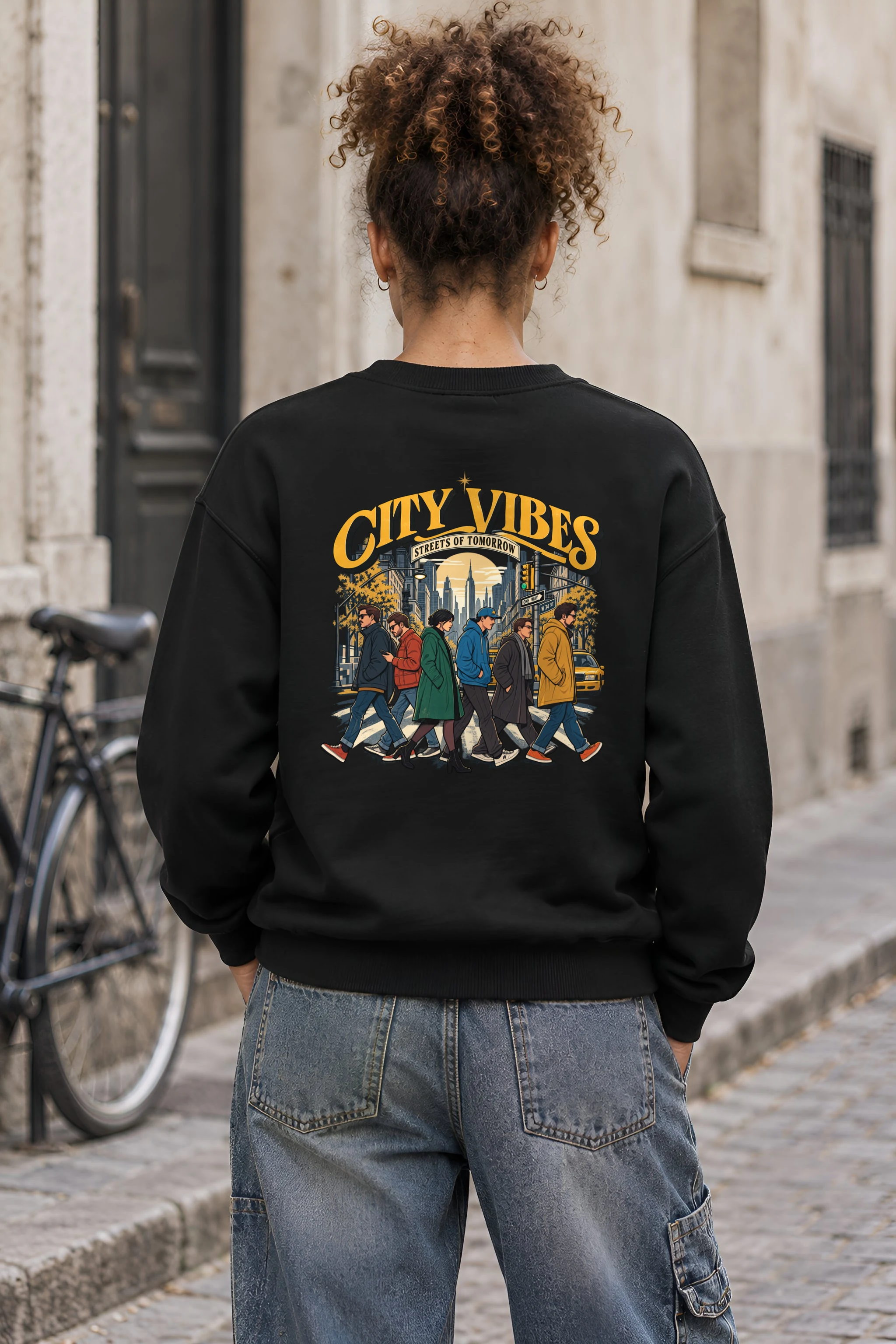 "Streets Of Tomorrow" 1 Crewneck Sweatshirt