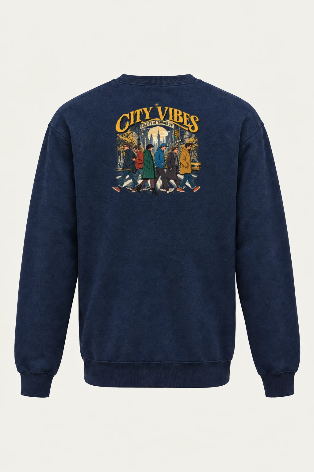 "Streets Of Tomorrow" Heavy Blend Unisex Crewneck Sweatshirt | Gildan 18000