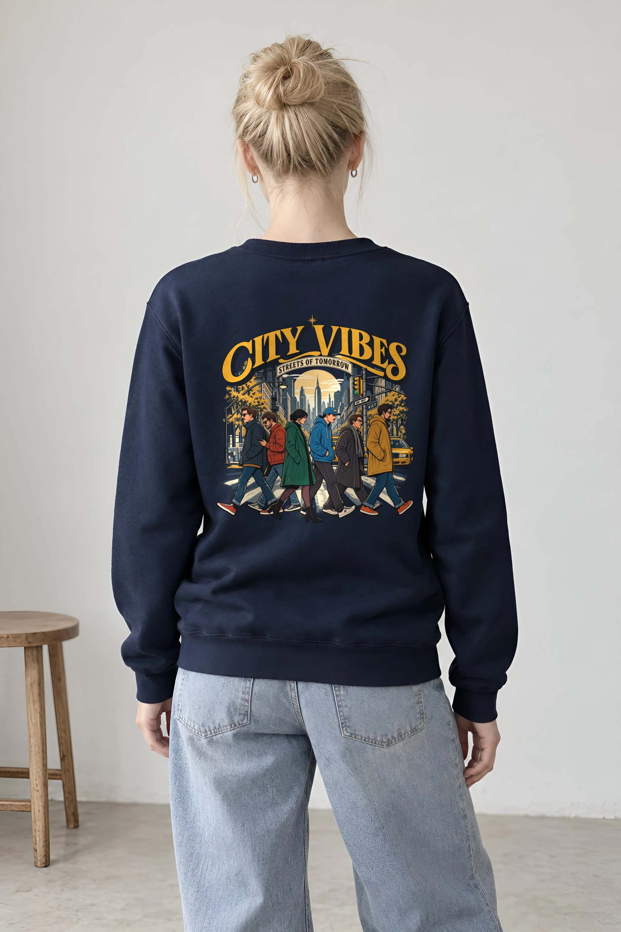 "Streets Of Tomorrow" 1 Crewneck Sweatshirt