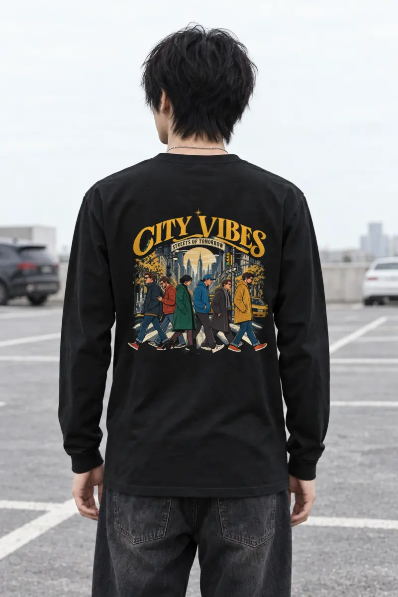 "Streets Of Tomorrow" Unisex Longsleeve T-shirt