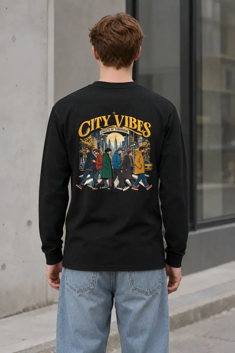 "Streets Of Tomorrow" Unisex Longsleeve T-shirt