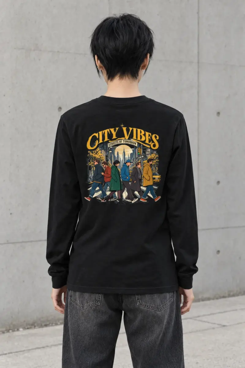 "Streets Of Tomorrow" Unisex Longsleeve T-shirt