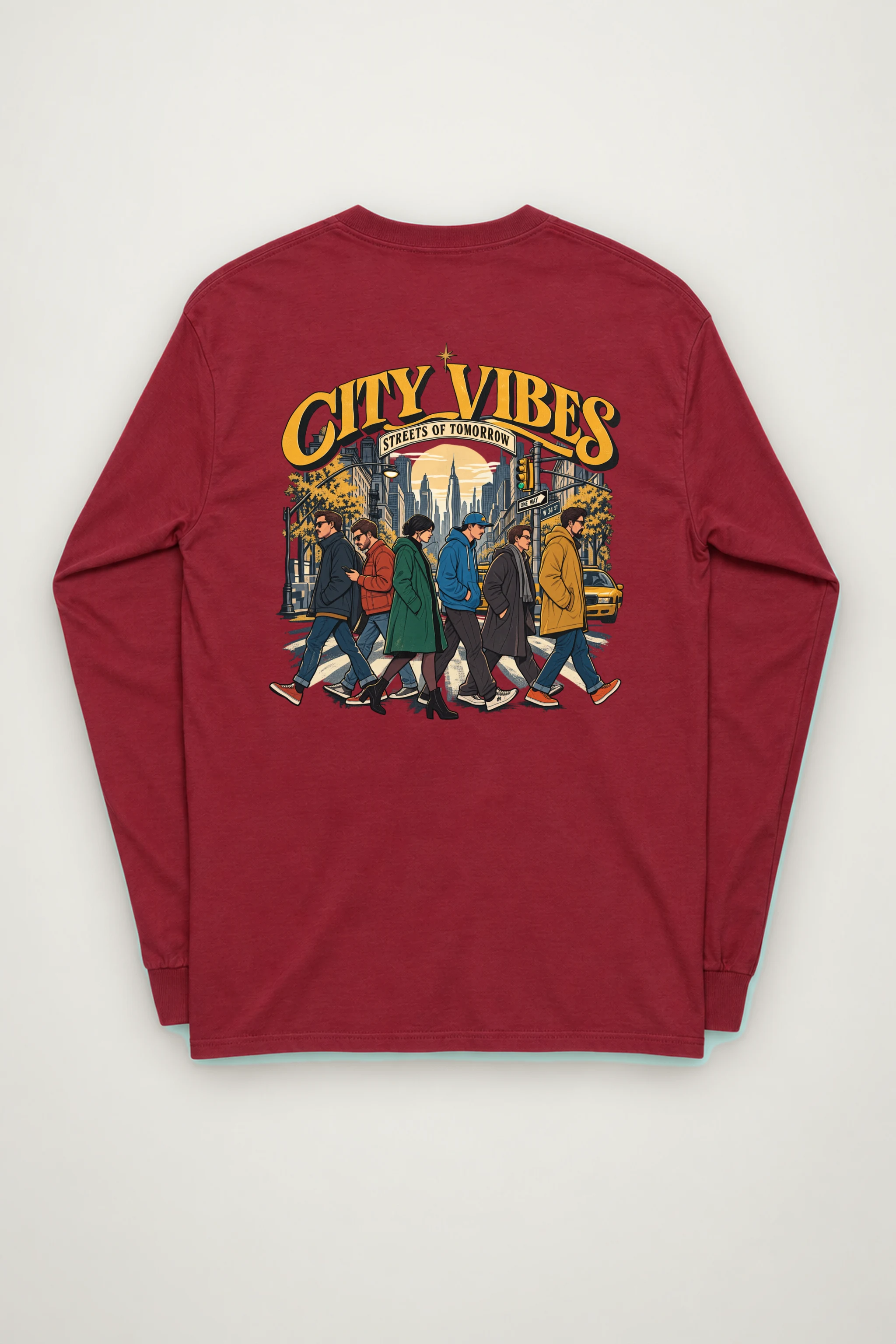 "Streets Of Tomorrow" Unisex Longsleeve T-shirt