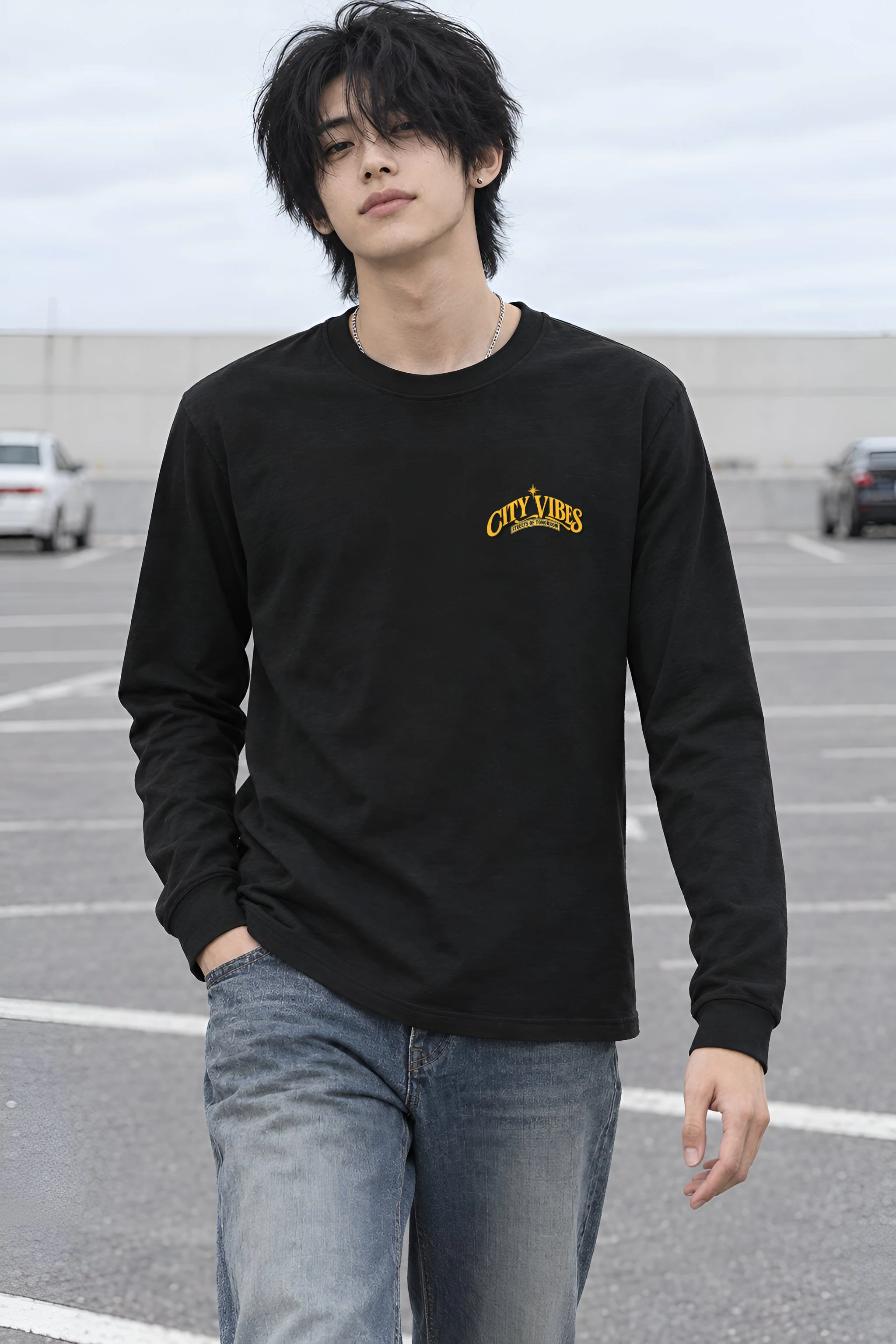 "Streets Of Tomorrow" Unisex Longsleeve T-shirt
