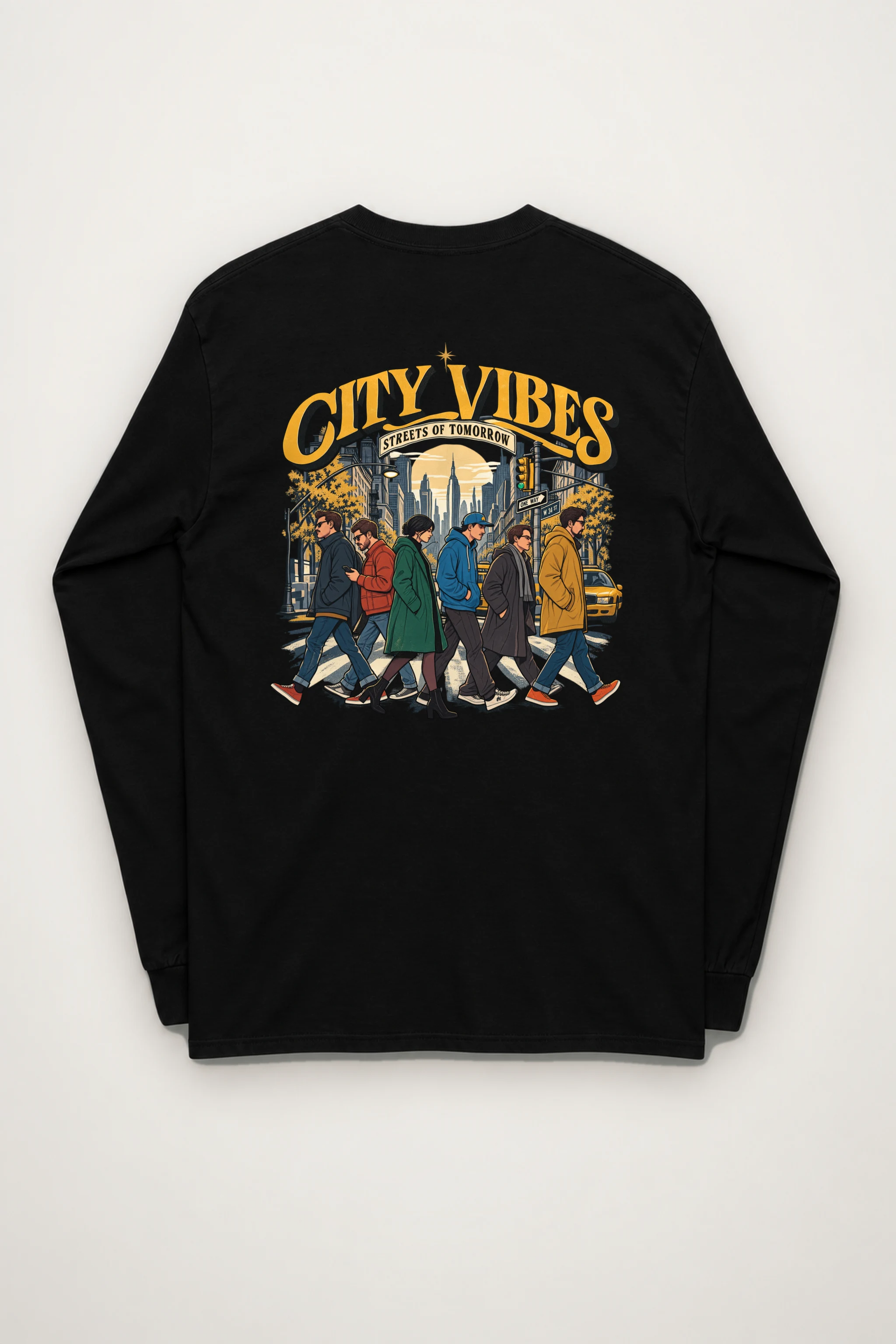 "Streets Of Tomorrow" Unisex Longsleeve T-shirt