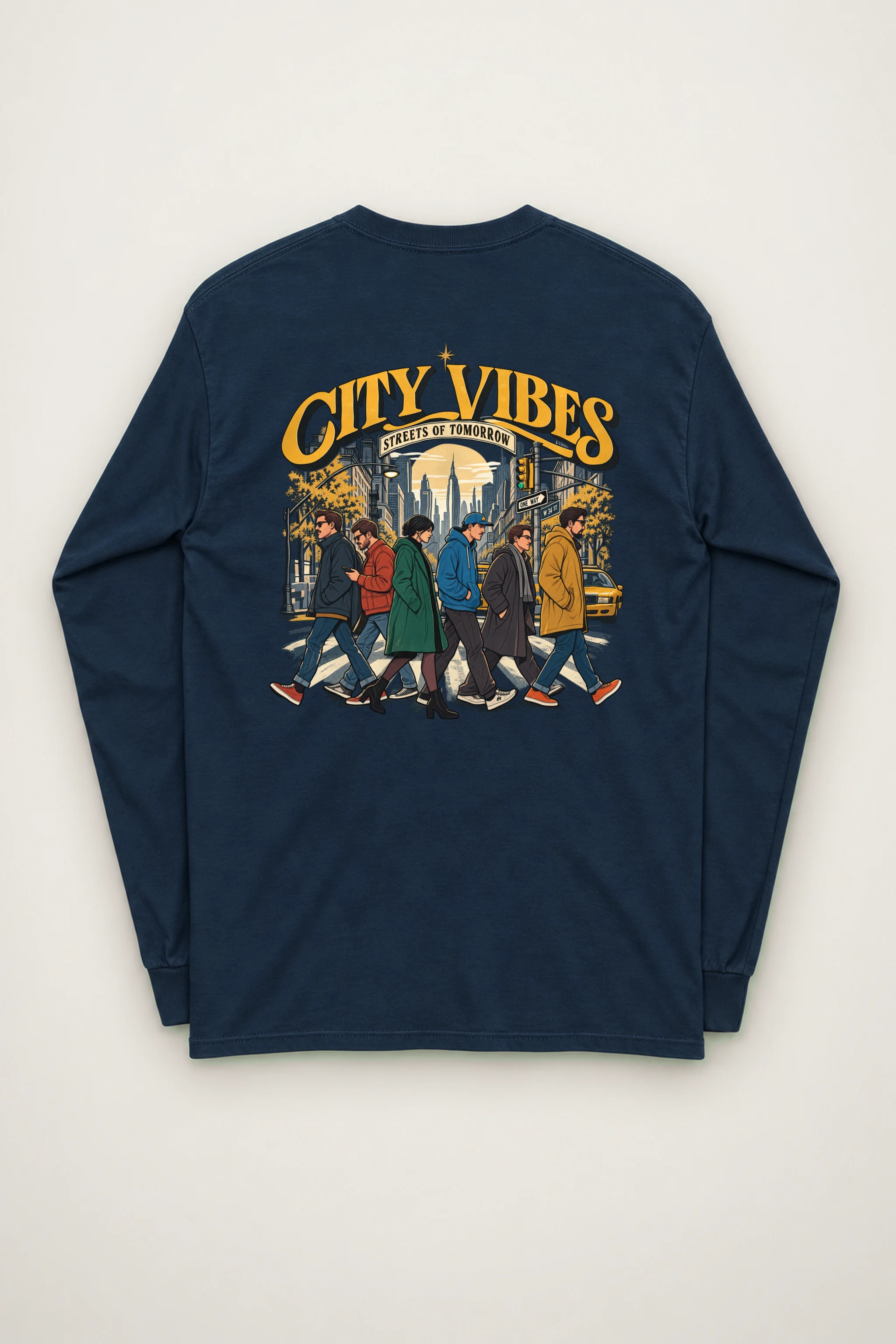 "Streets Of Tomorrow" Unisex Longsleeve T-shirt